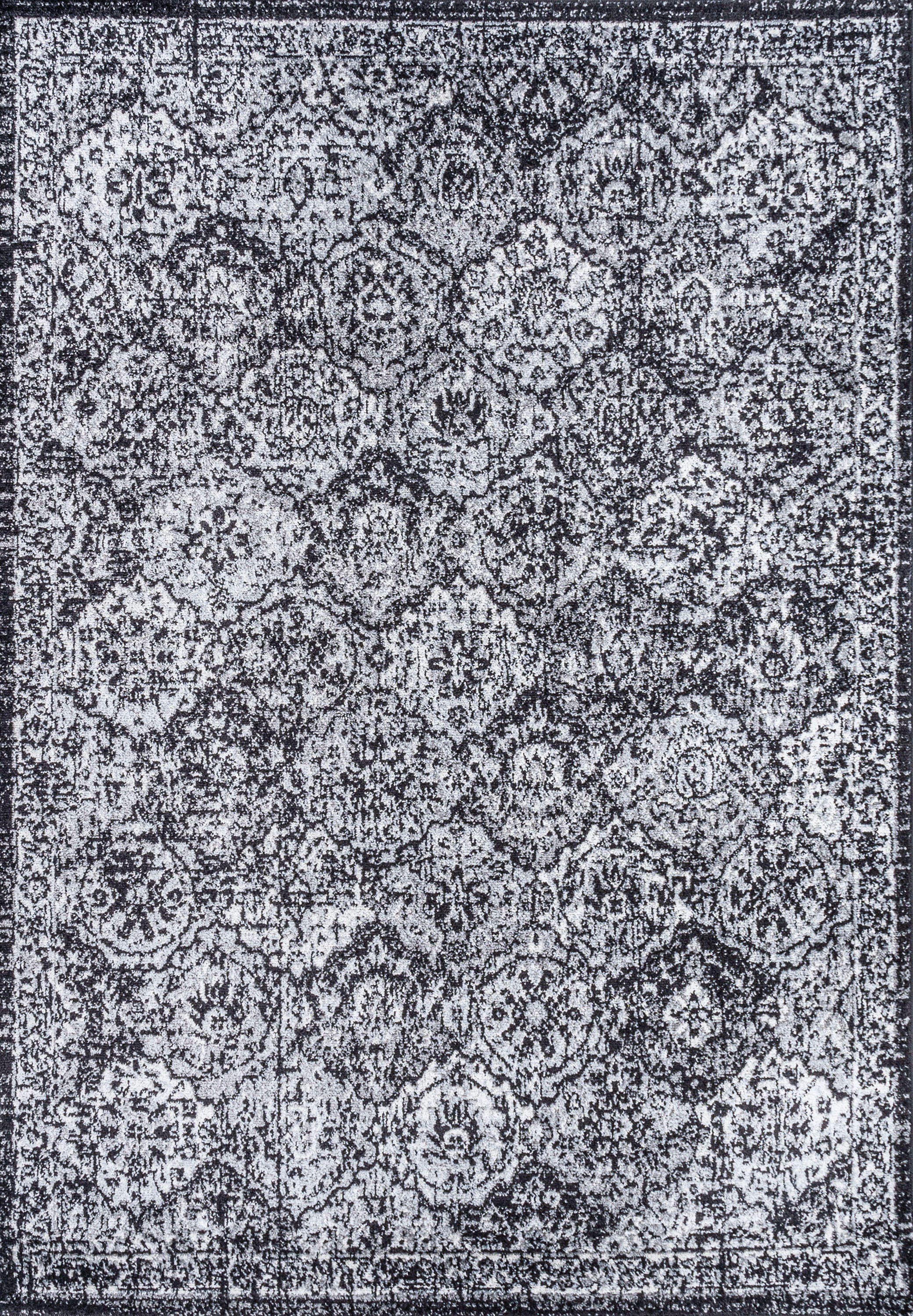 Jonathan Y Persian 3' x 5' Area Rug, Black/Ivory, large