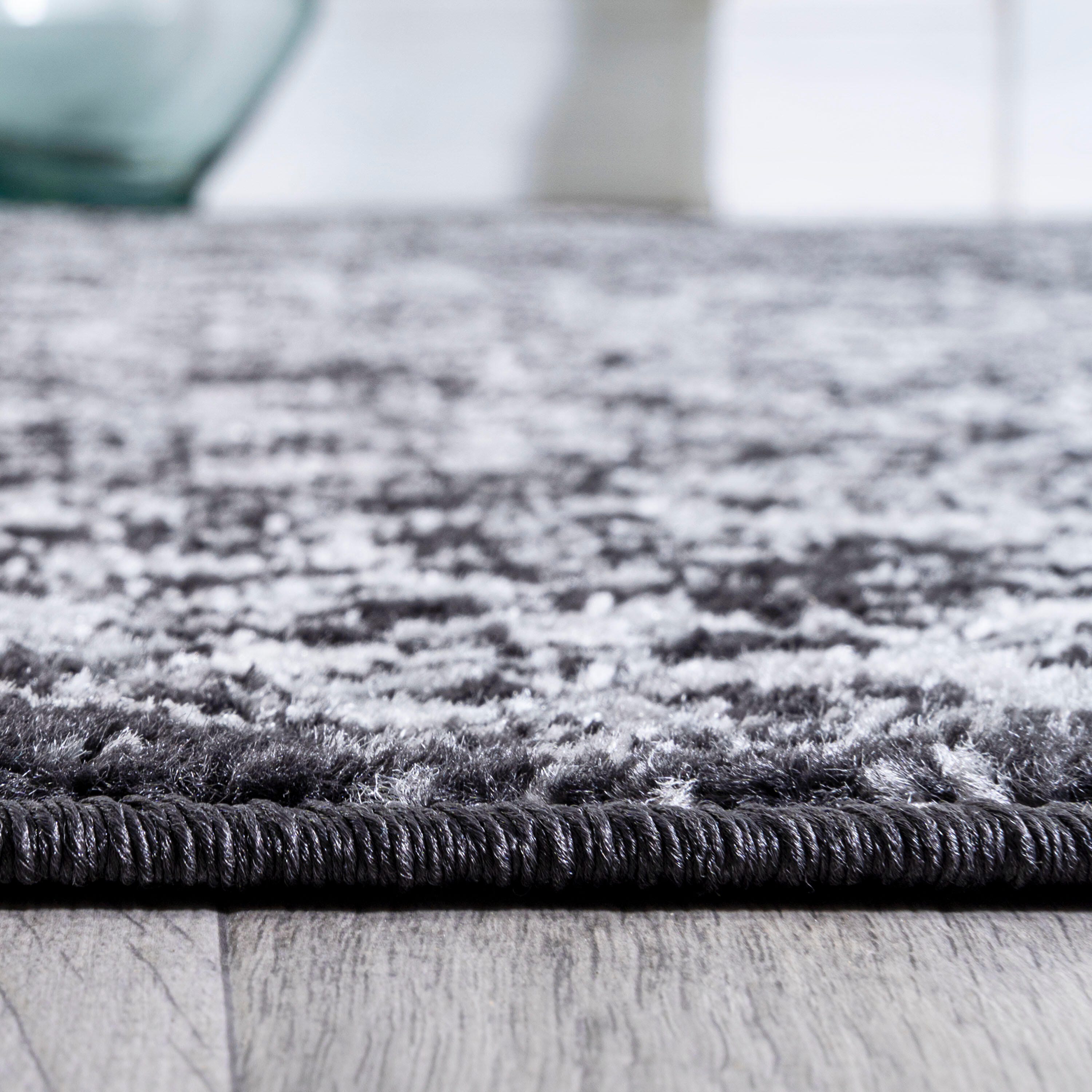 Jonathan Y Persian 8' x 10' Area Rug, Black/Ivory, large