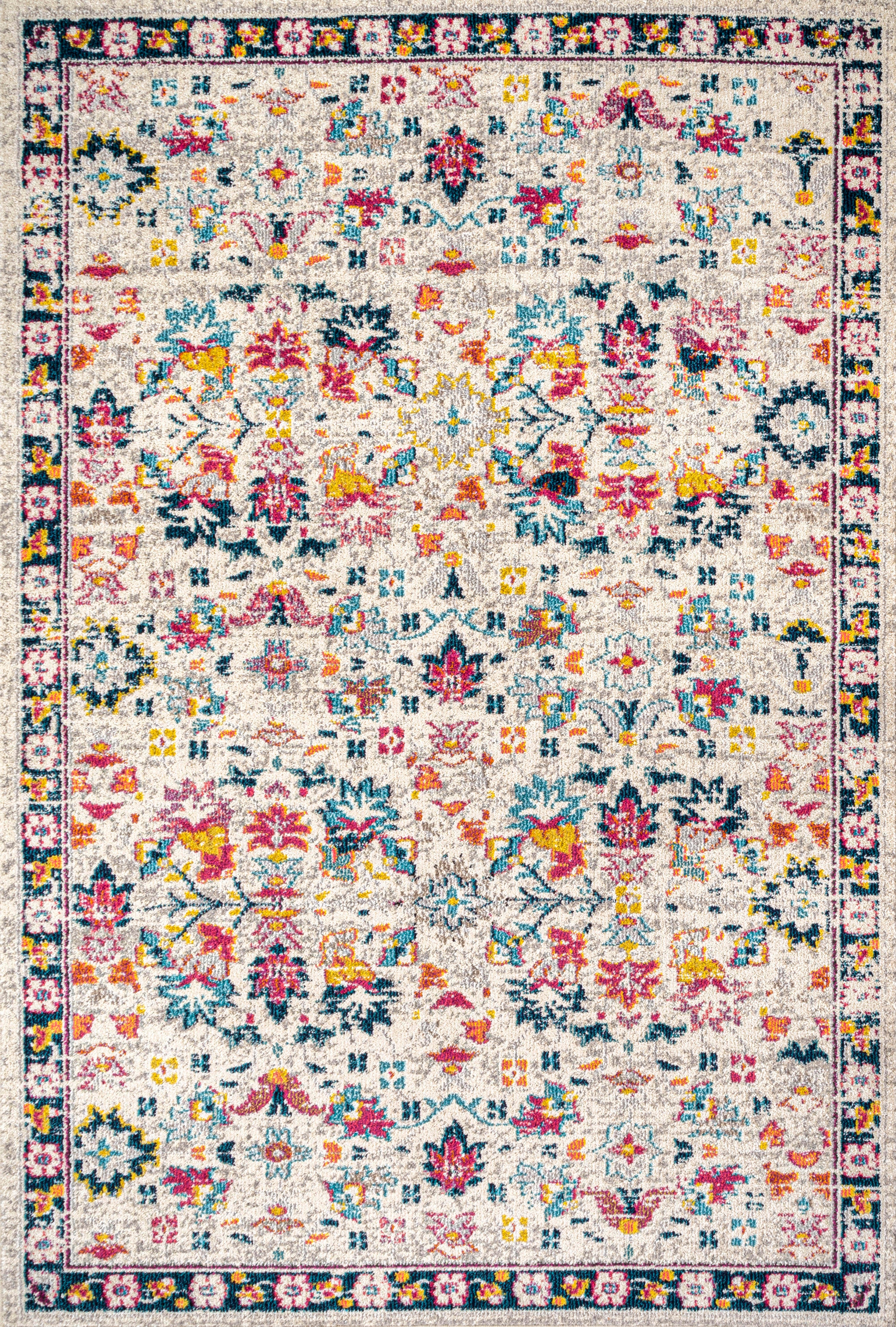 Jonathan Y Persian 3' x 5' Area Rug, Beige/Multi, large