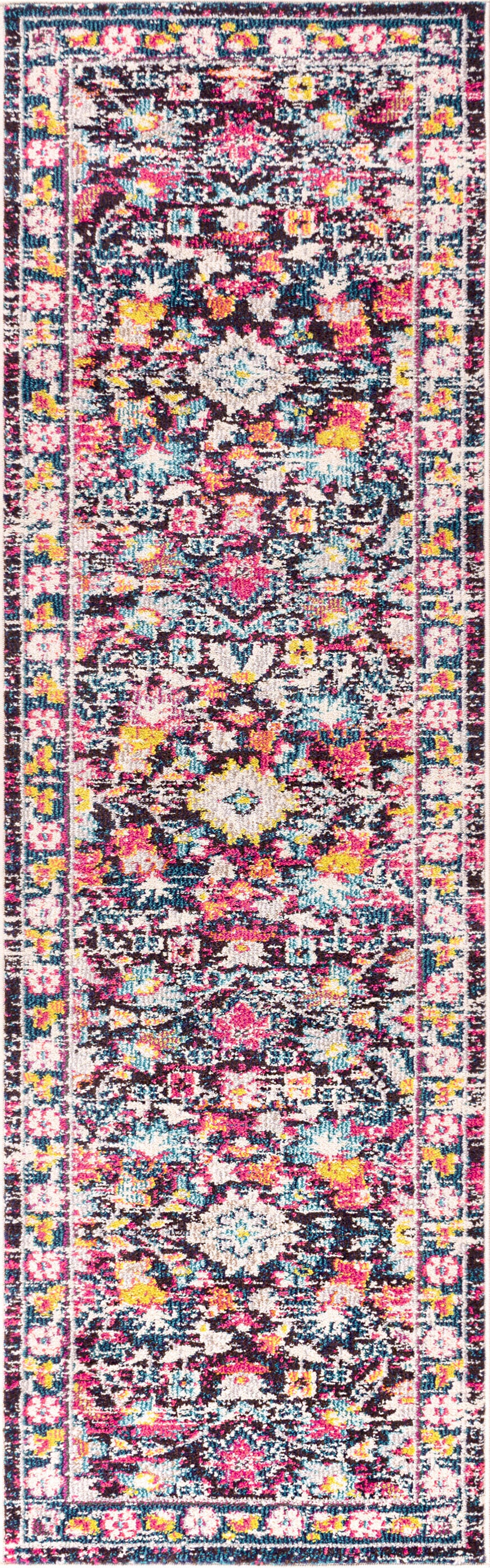 Jonathan Y Persian 2' x 8' Runner Rug, Multi, large