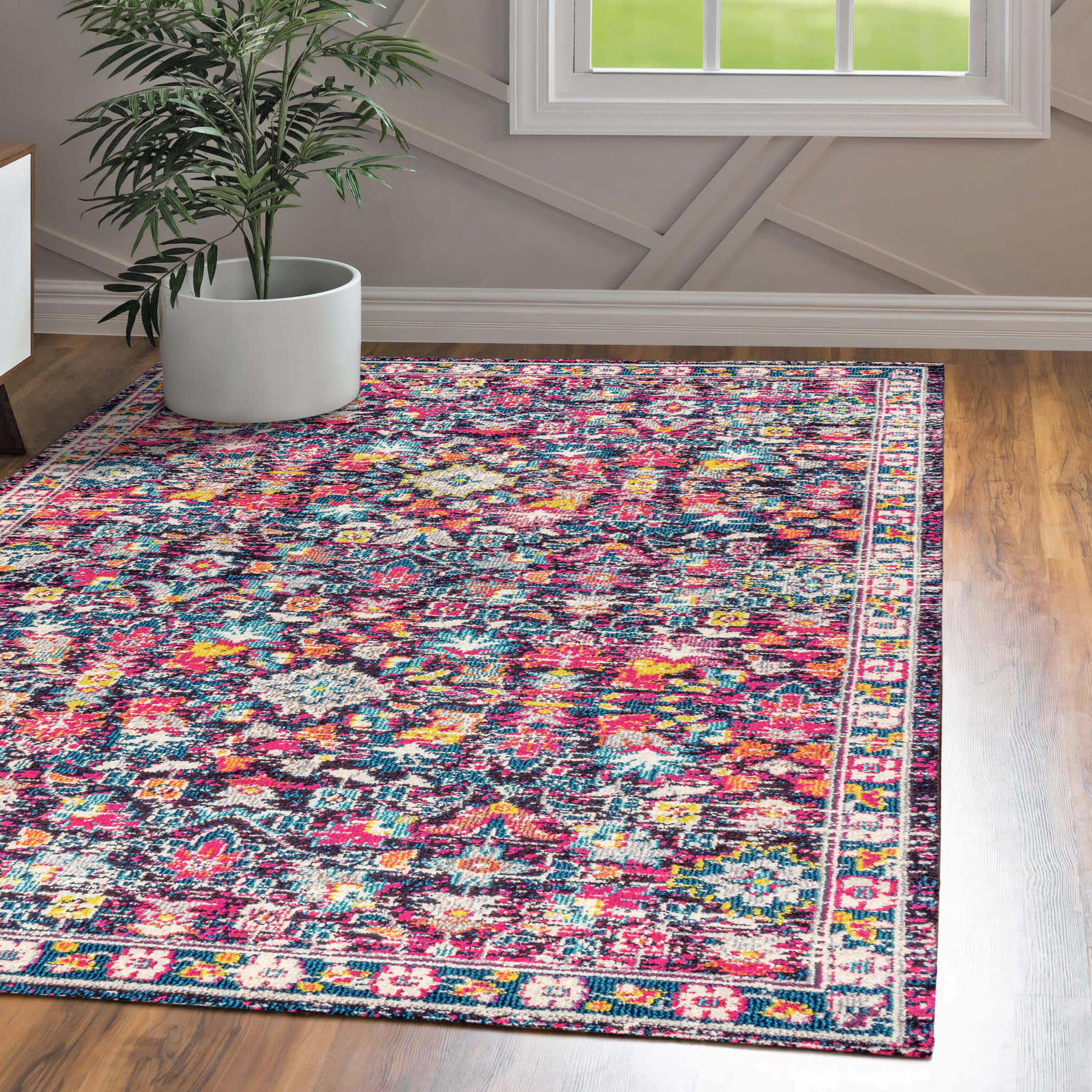 Jonathan Y Persian 9' x 12' Area Rug, Multi, large