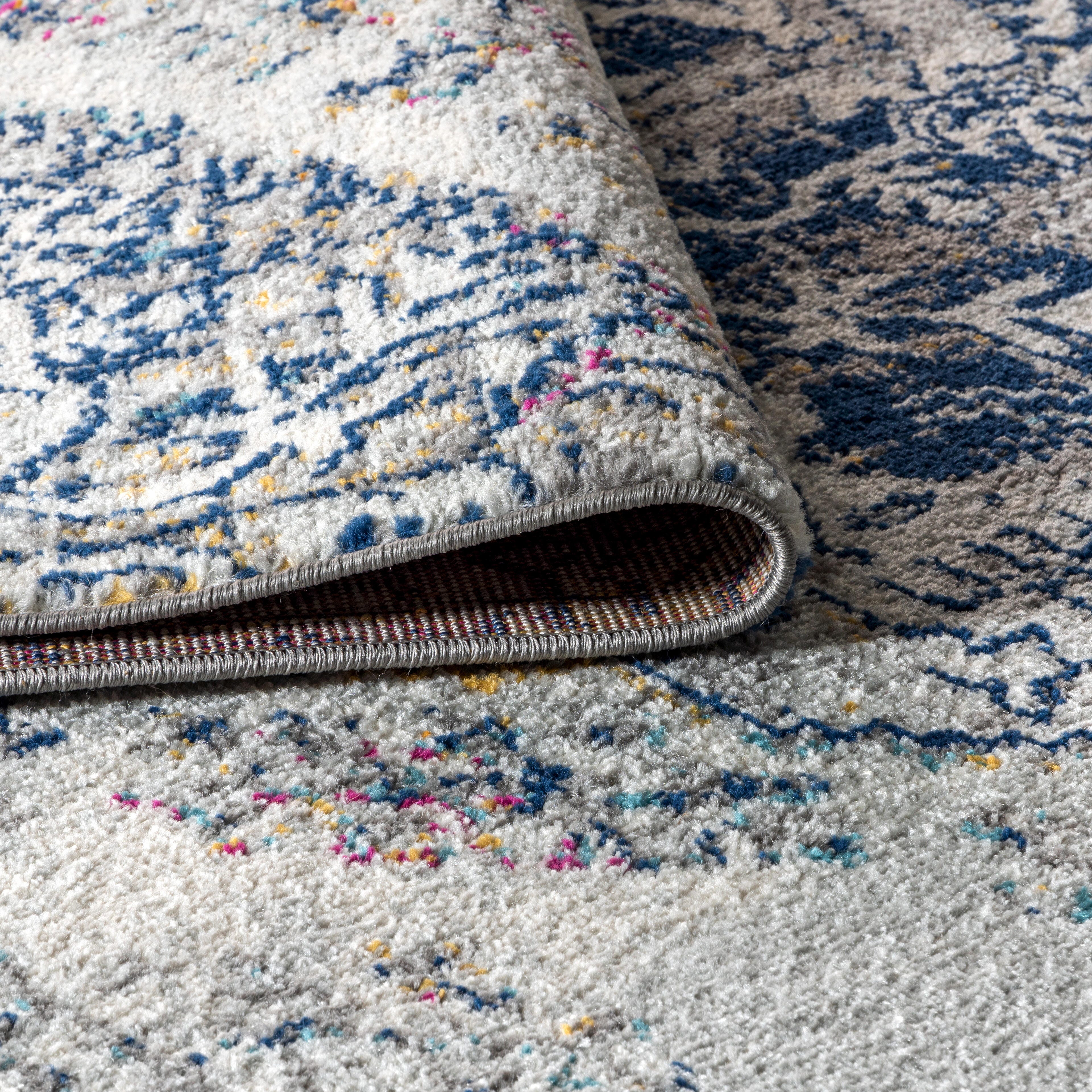 Jonathan Y Persian 3' x 5' Medallion Area Rug, Blue, large