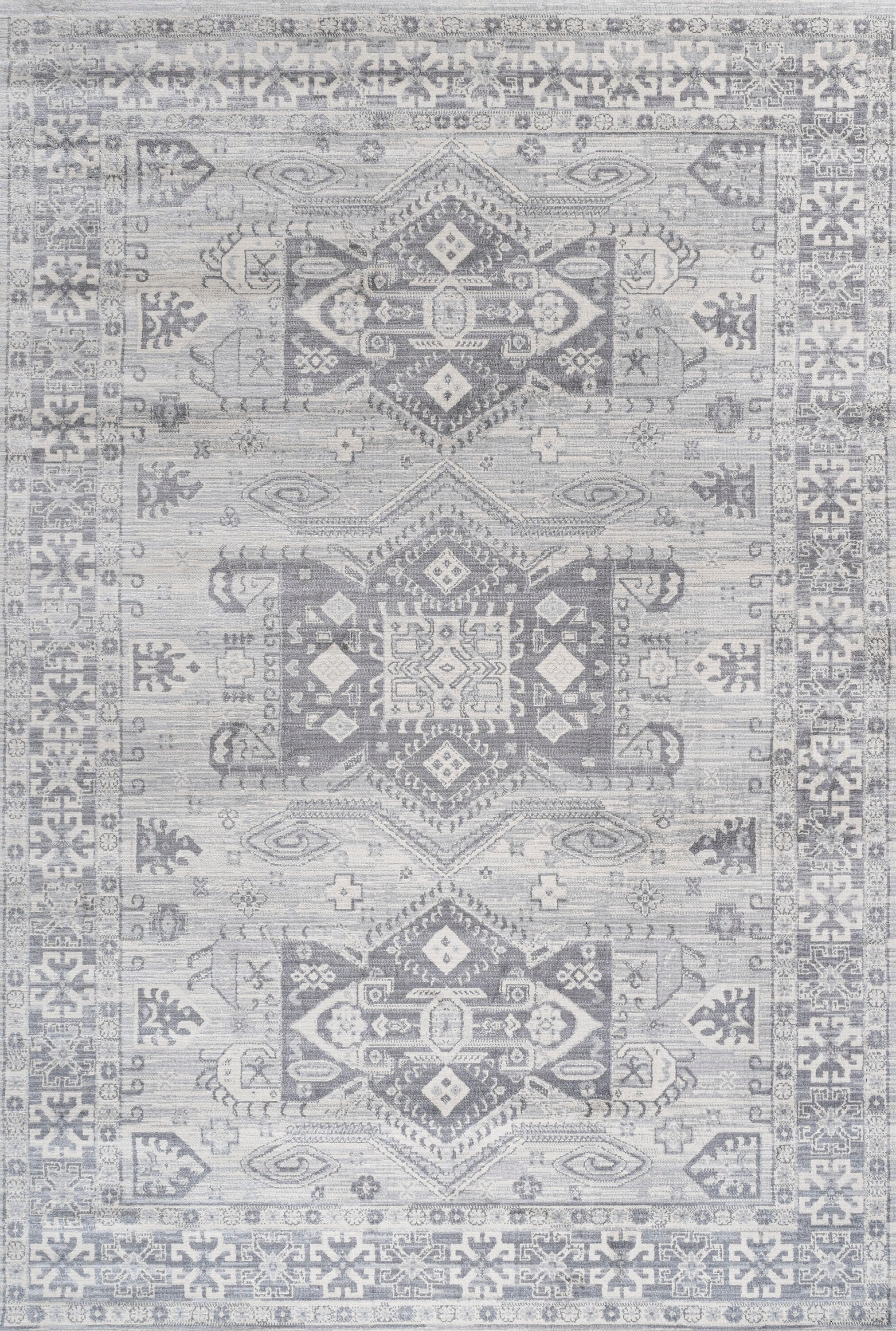 Jonathan Y Modern Persian 3' x 5' Area Rug, Ivory/Gray, large