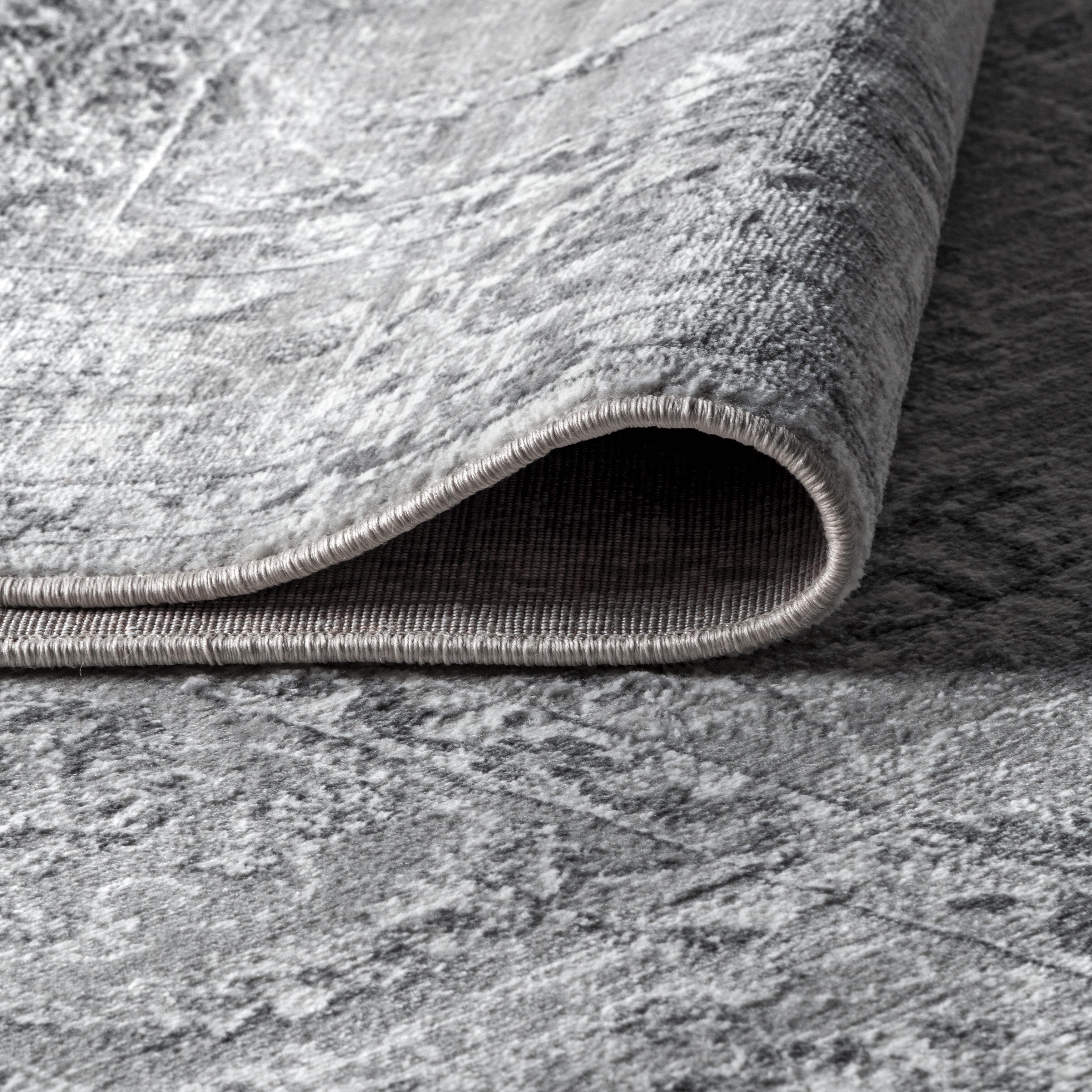 Jonathan Y Modern Persian 8' x 10' Area Rug, Light Gray, large