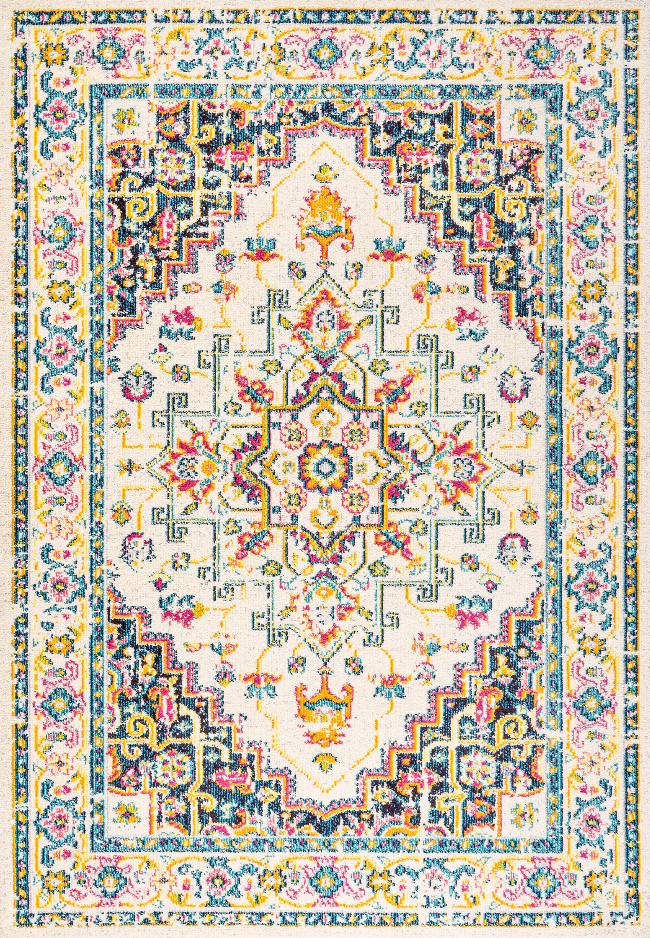 JONATHAN Y Brooklyn 8' x 10' Area Rug, Beige/Ivory, large