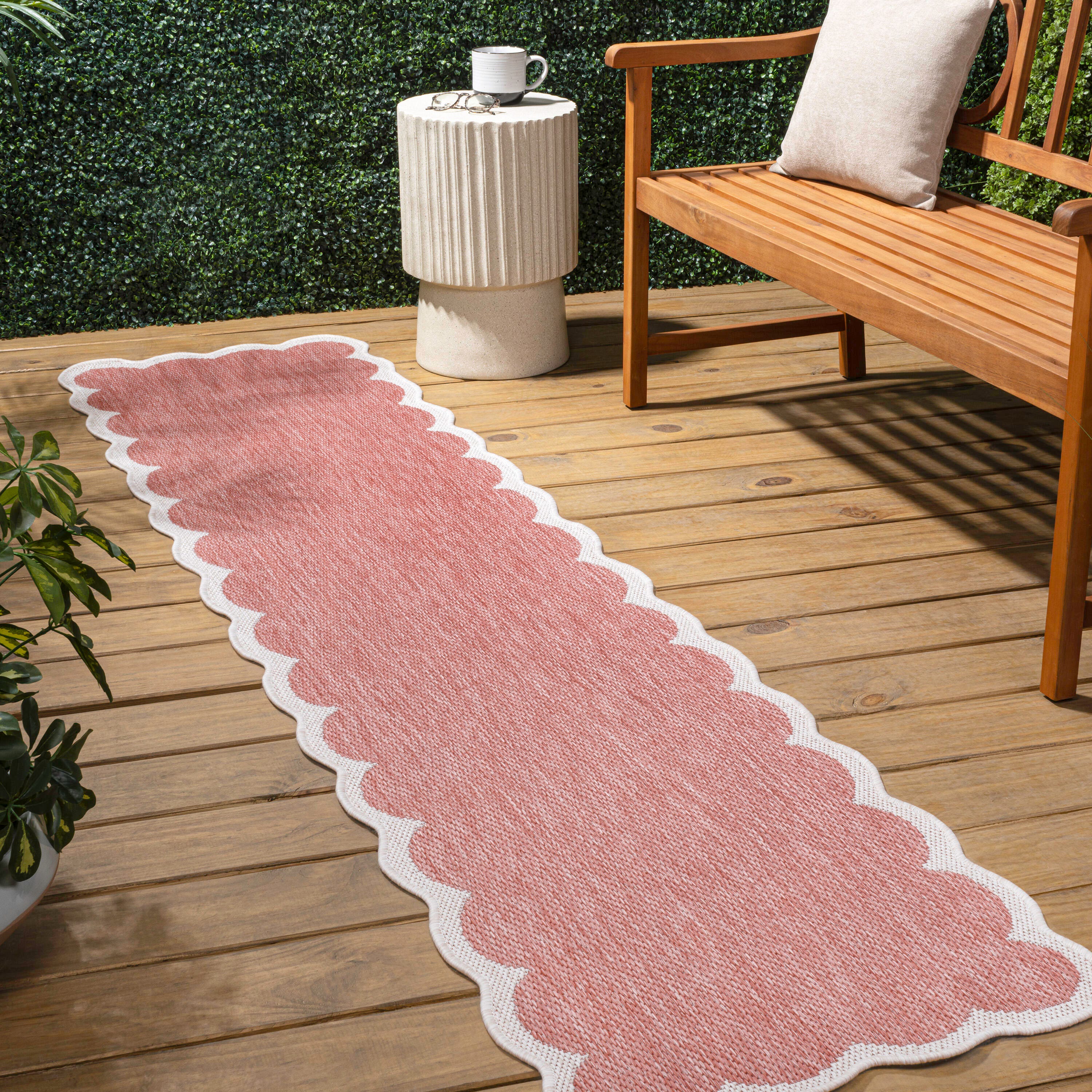 Jonathan Y Alice 2' x 8' Area Rug, Light Rose/Cream, large