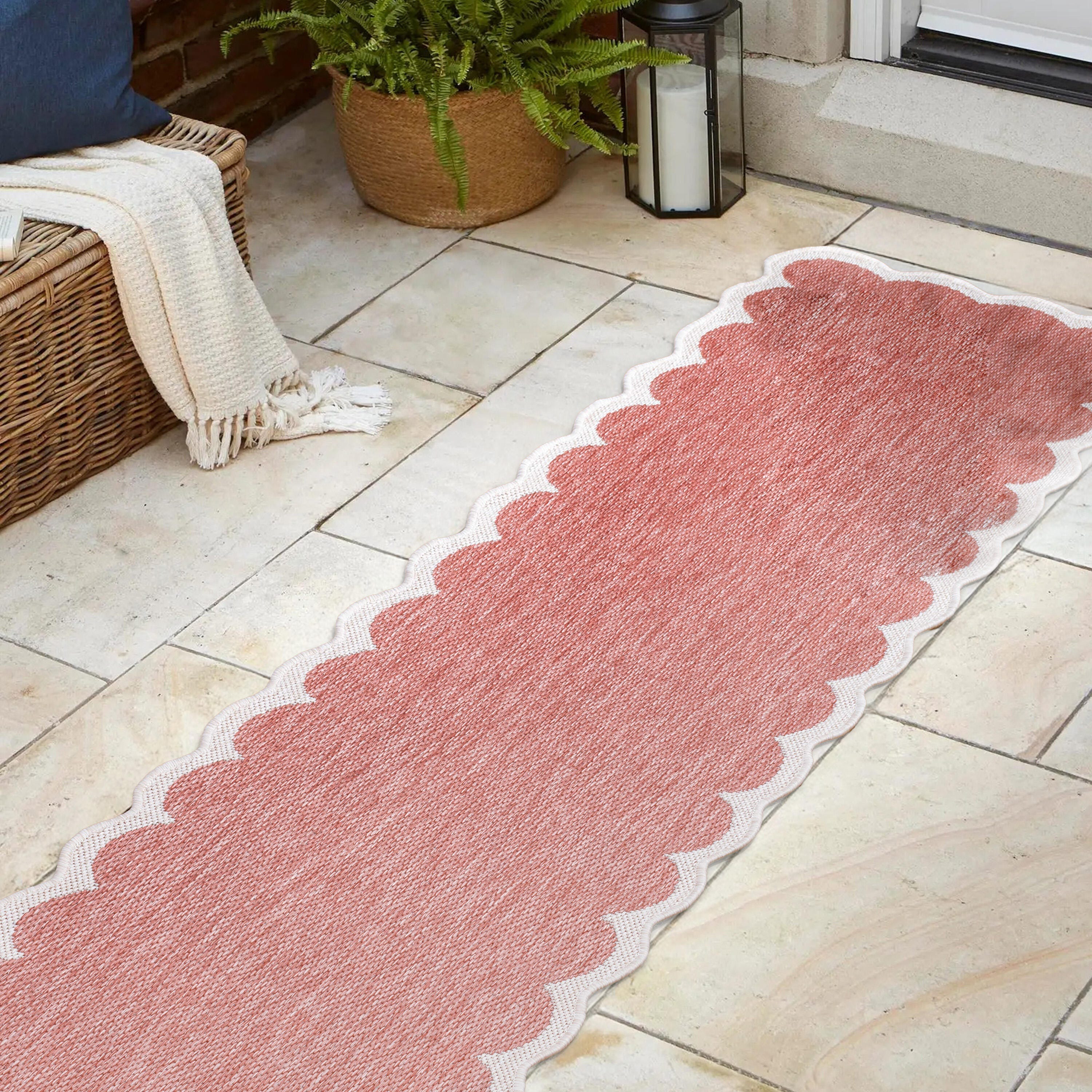 Jonathan Y Alice 2' x 8' Area Rug, Light Rose/Cream, large