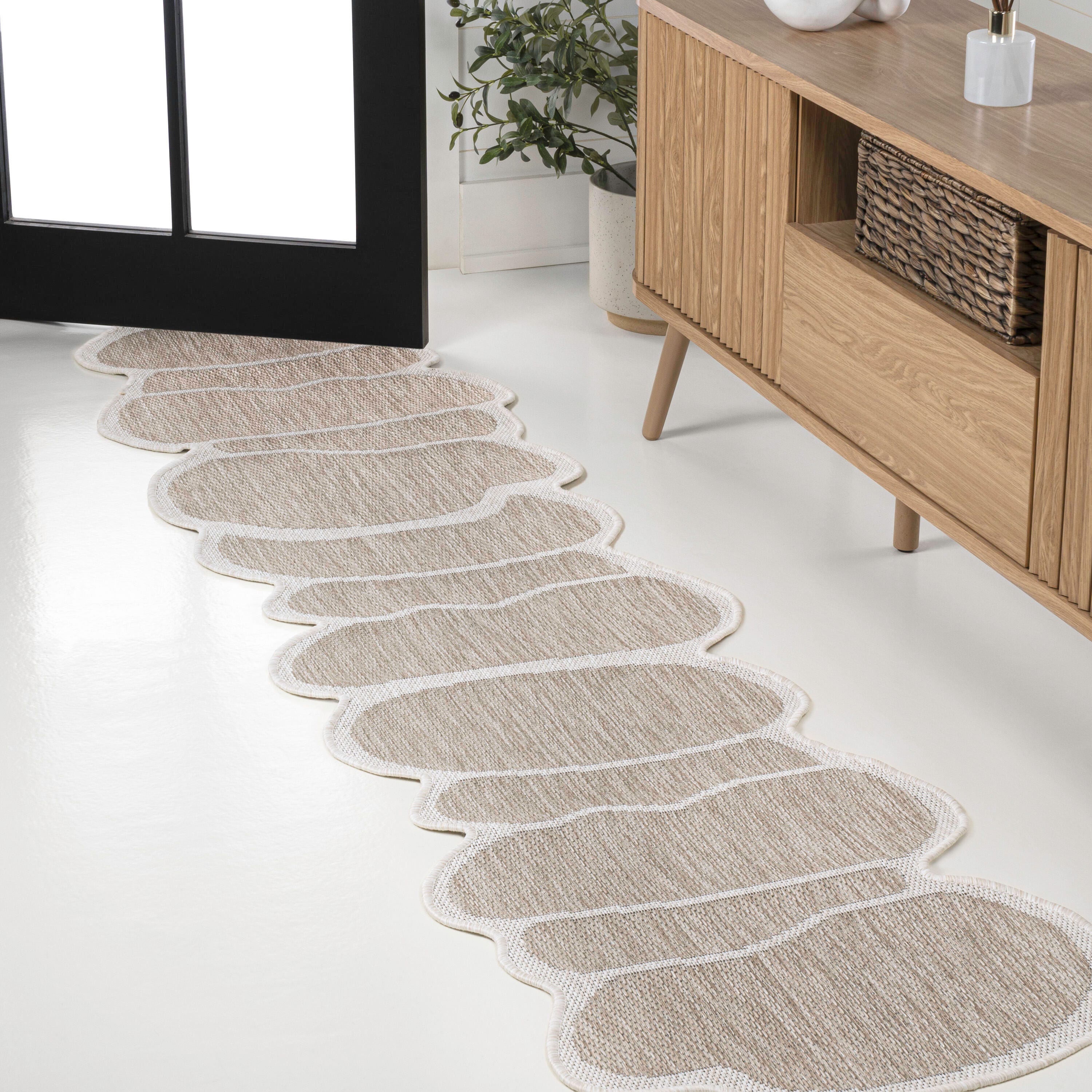 Jonathan Y Rustic 2' x 8' Area Rug, Beige/Cream, rollover