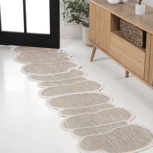 Jonathan Y Rustic 2' x 8' Area Rug, Beige/Cream, rollover