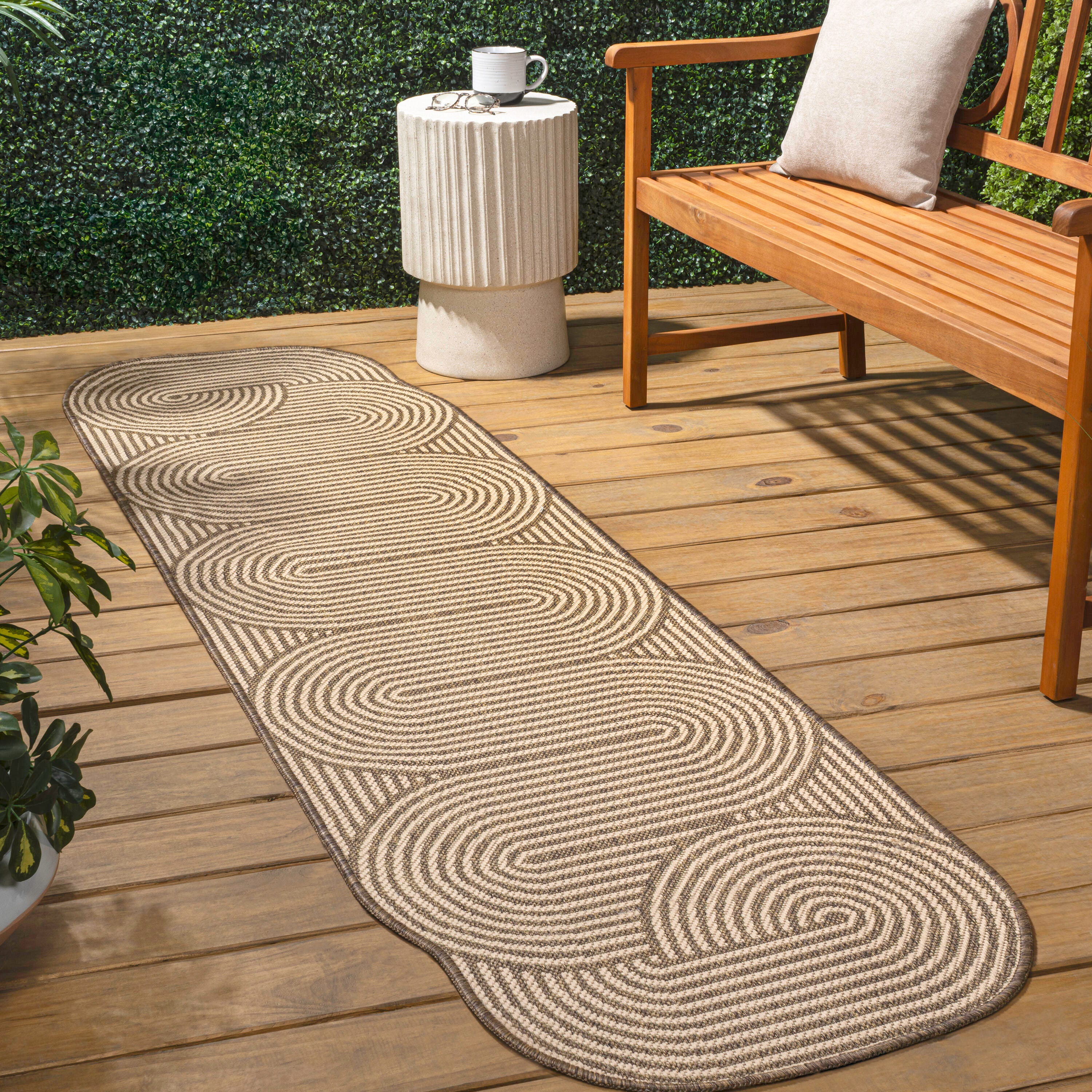 Jonathan Y Margot 2' x 8' Area Rug, Beige/Brown, large