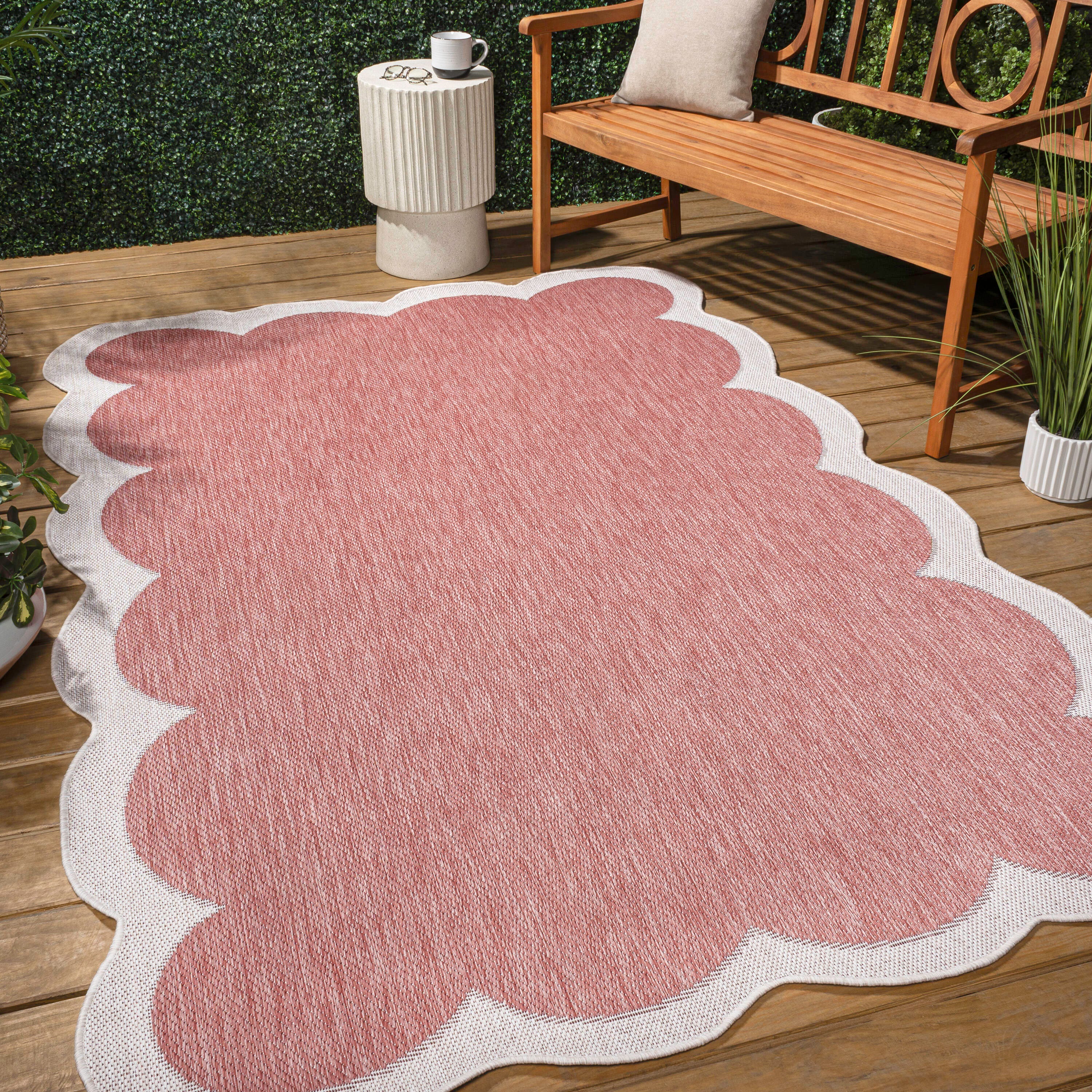 Jonathan Y Alice 4' x 6' Area Rug, Light Rose/Cream, large