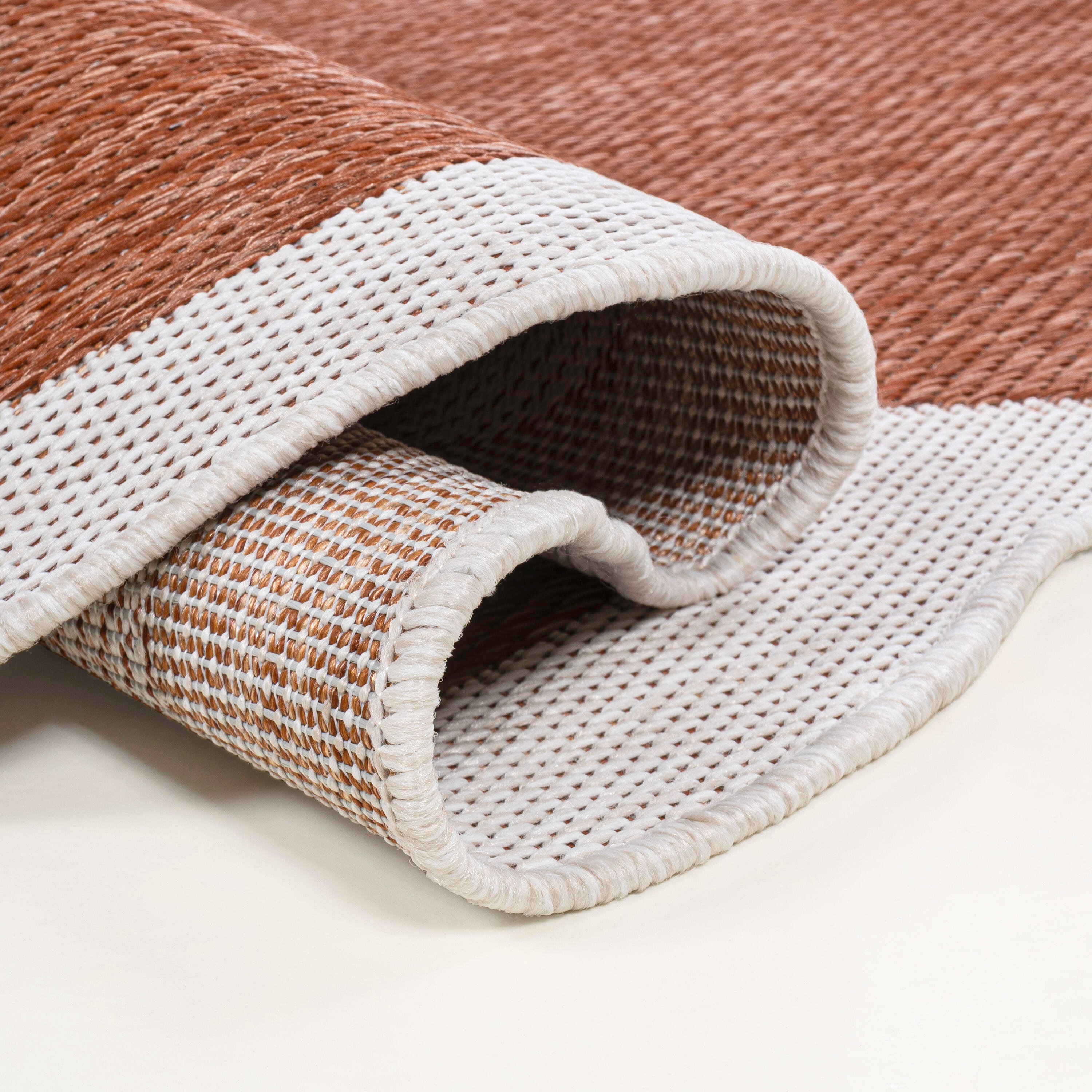 Jonathan Y Alice 5' x 8' Area Rug, Terra/Cream, large