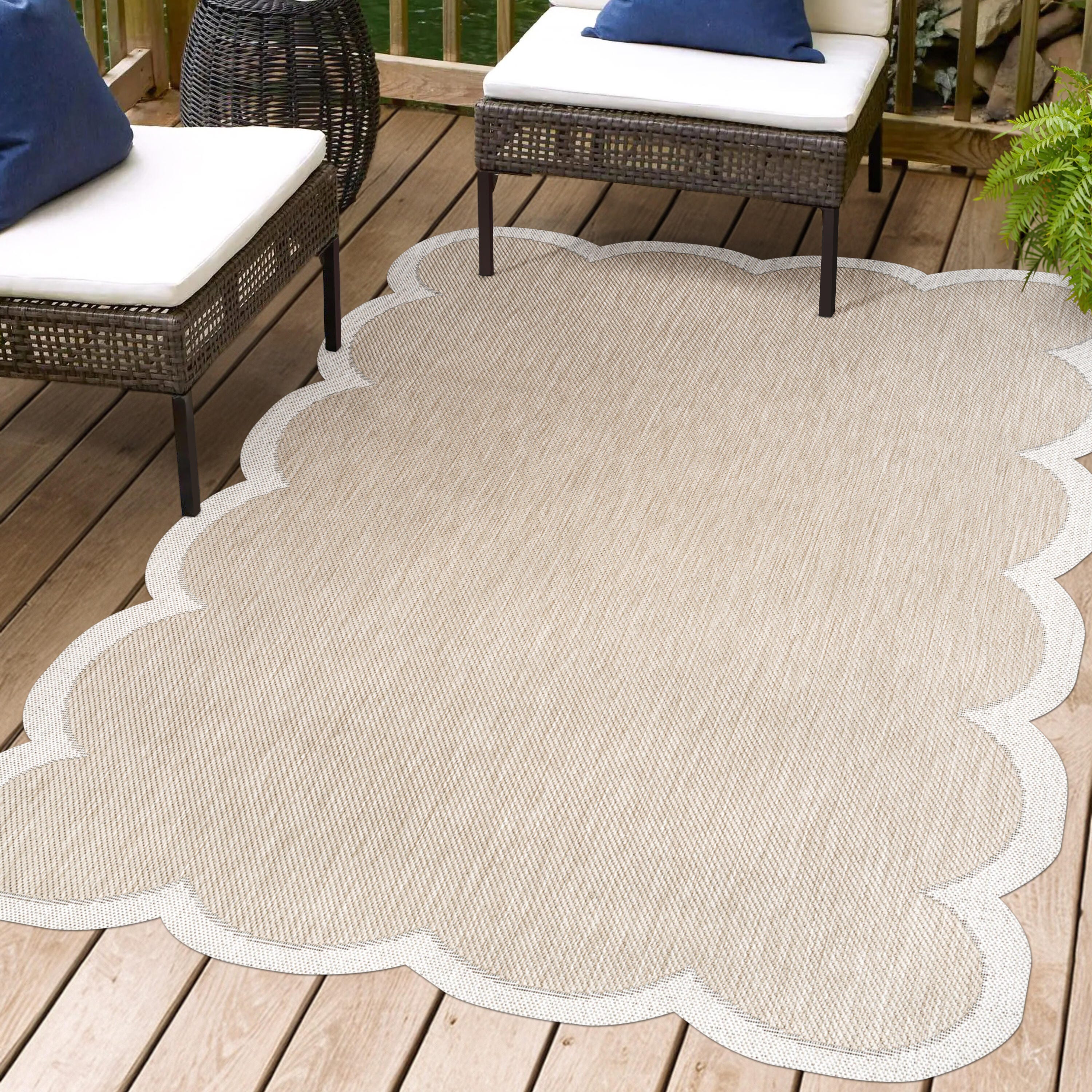 Jonathan Y Alice 6' x 9' Area Rug, Beige/Cream, large