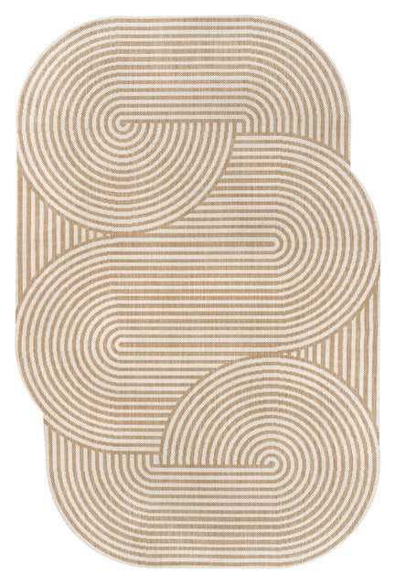 Jonathan Y Margot Indoor/Outdoor 9' x 12' Area Rug, Cream/Natural