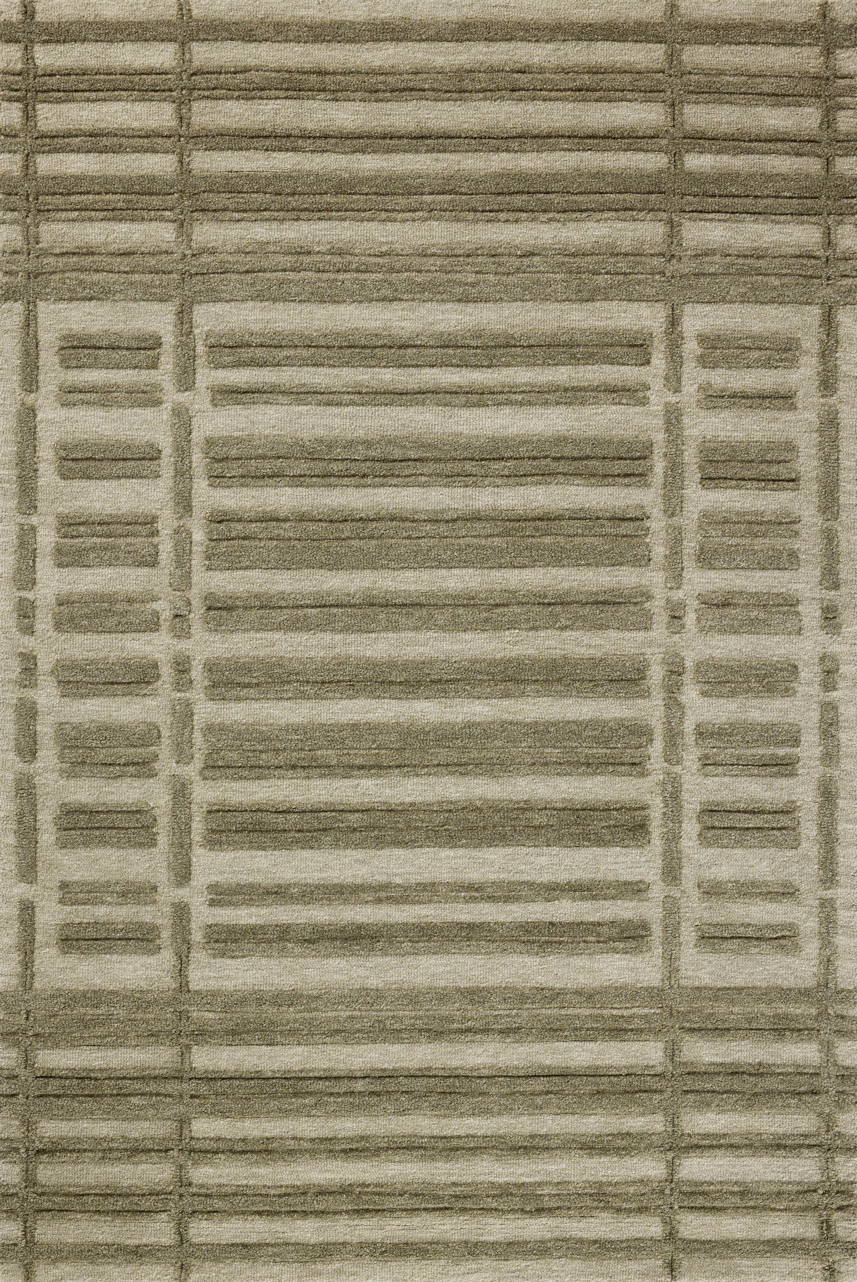 Chris Loves Julia x Loloi Bradley 5' x 7' 6" Area Rug, Sage/Olive, large