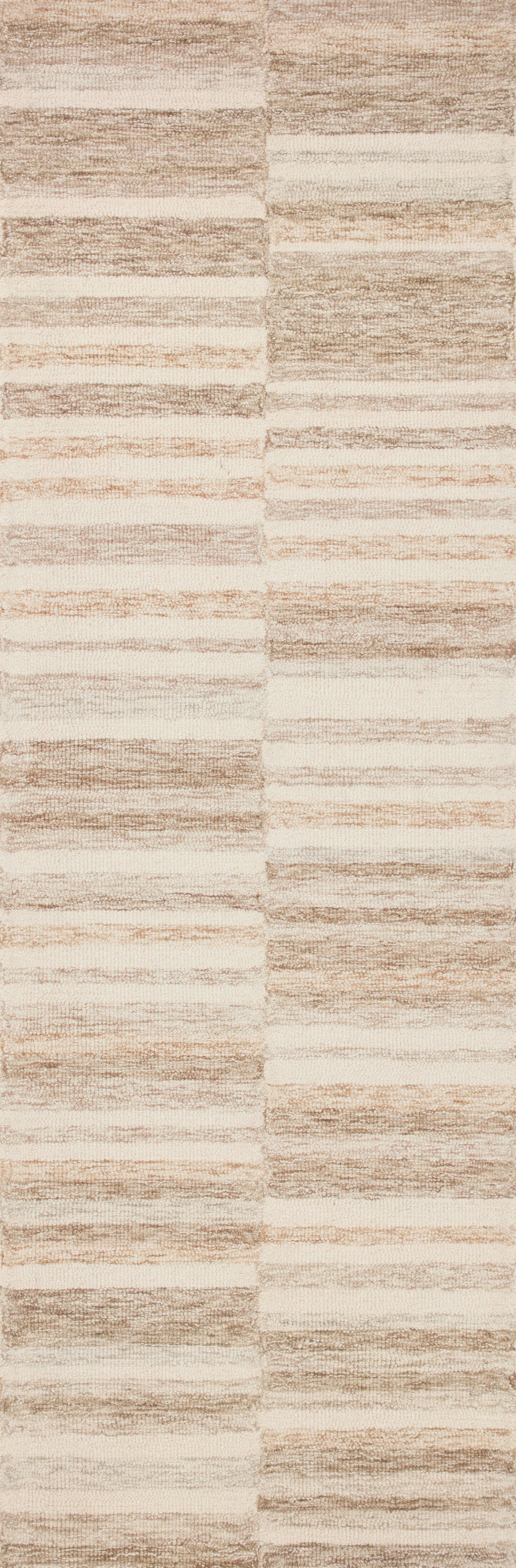 Chris Loves Julia x Loloi Chris 5' x 7' 6" Area Rug, Ivory/Clay, large