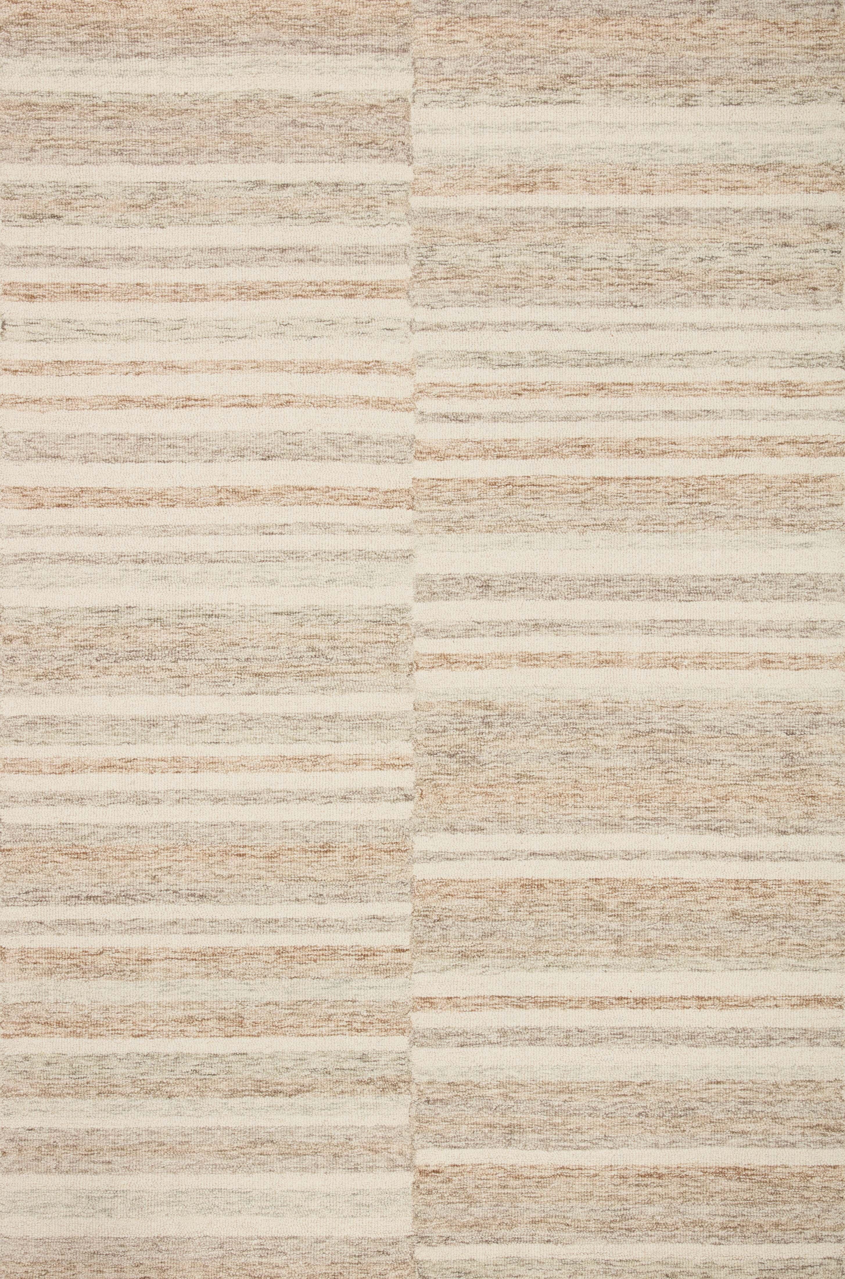 Chris Loves Julia x Loloi Chris 8' 6" x 11' 6" Area Rug, Ivory/Clay, large
