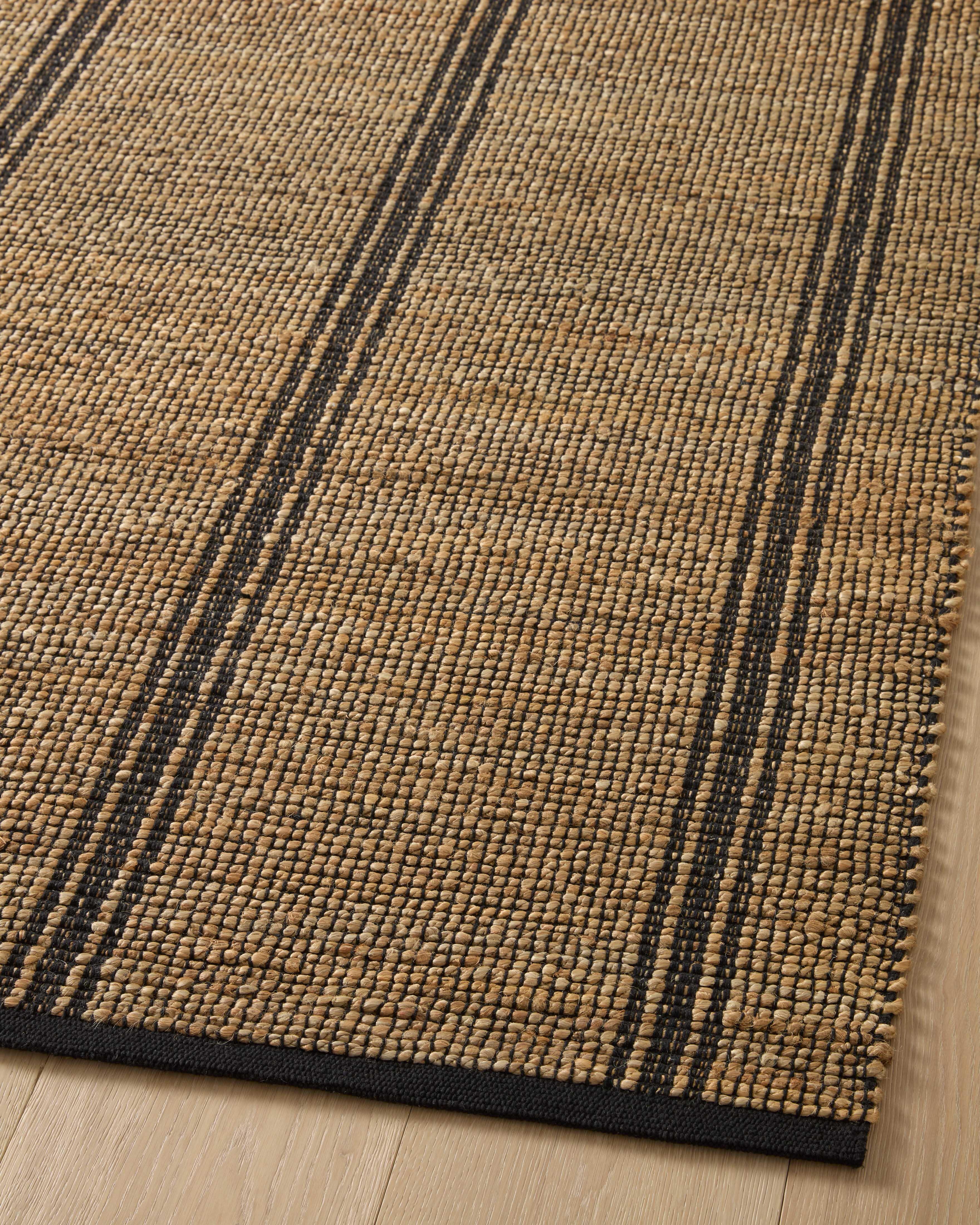 Angela Rose x Loloi Colton 5' x 7' Area Rug, Natural/Black, large