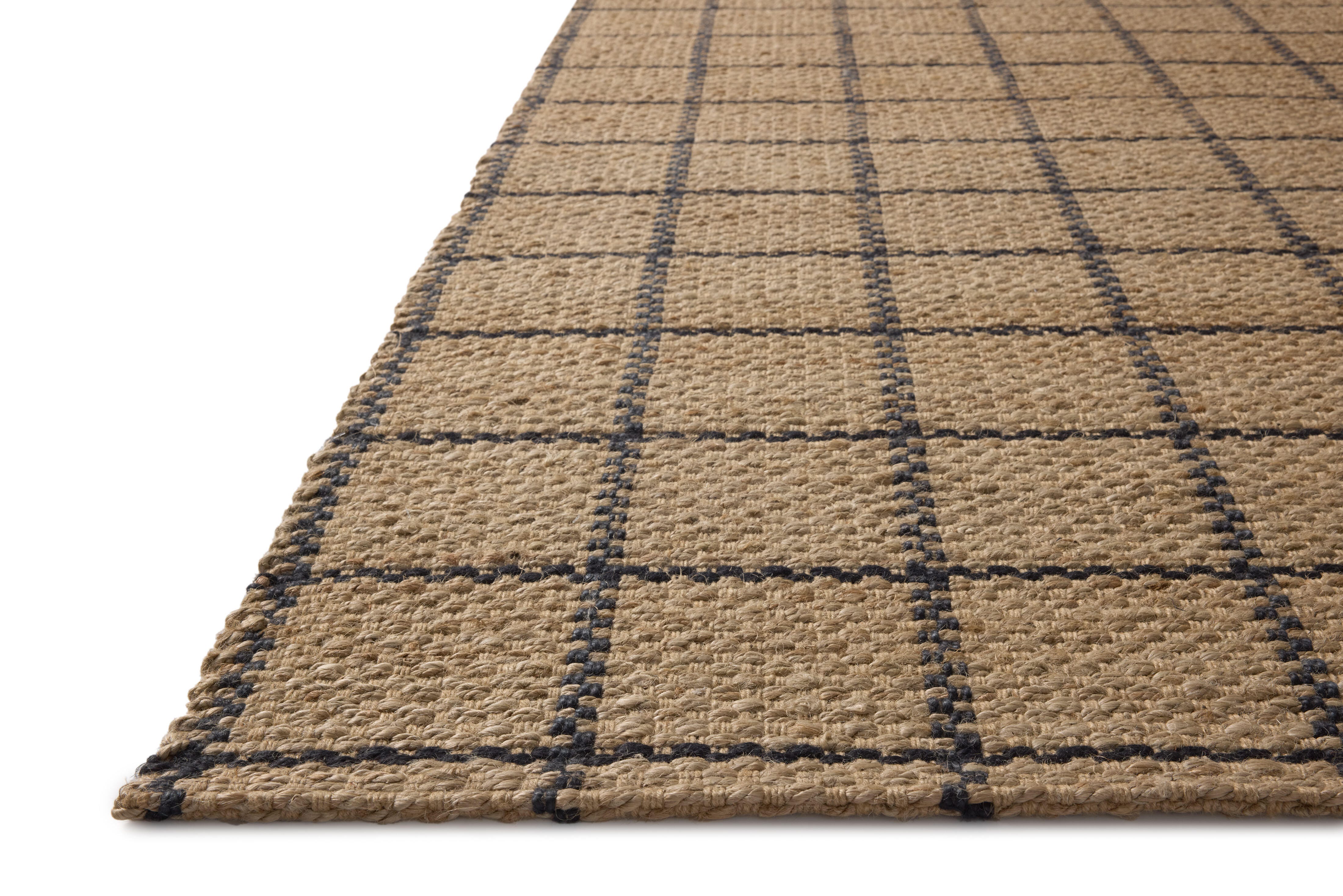 Chris Loves Julia x Loloi Fletcher 5' x 7' 6" Area Rug, Natural/Black, large