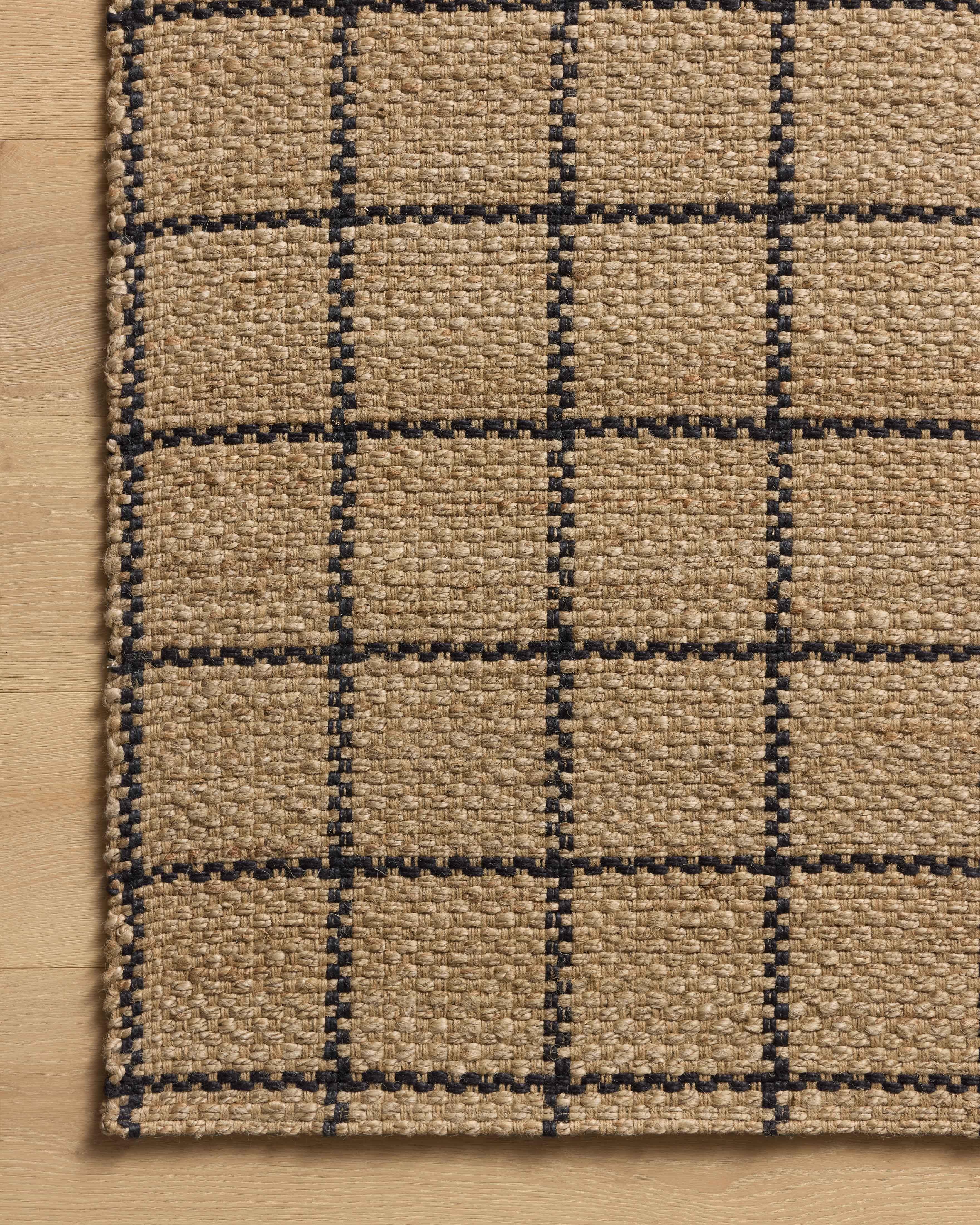 Chris Loves Julia x Loloi Fletcher 5' x 7' 6" Area Rug, Natural/Black, large