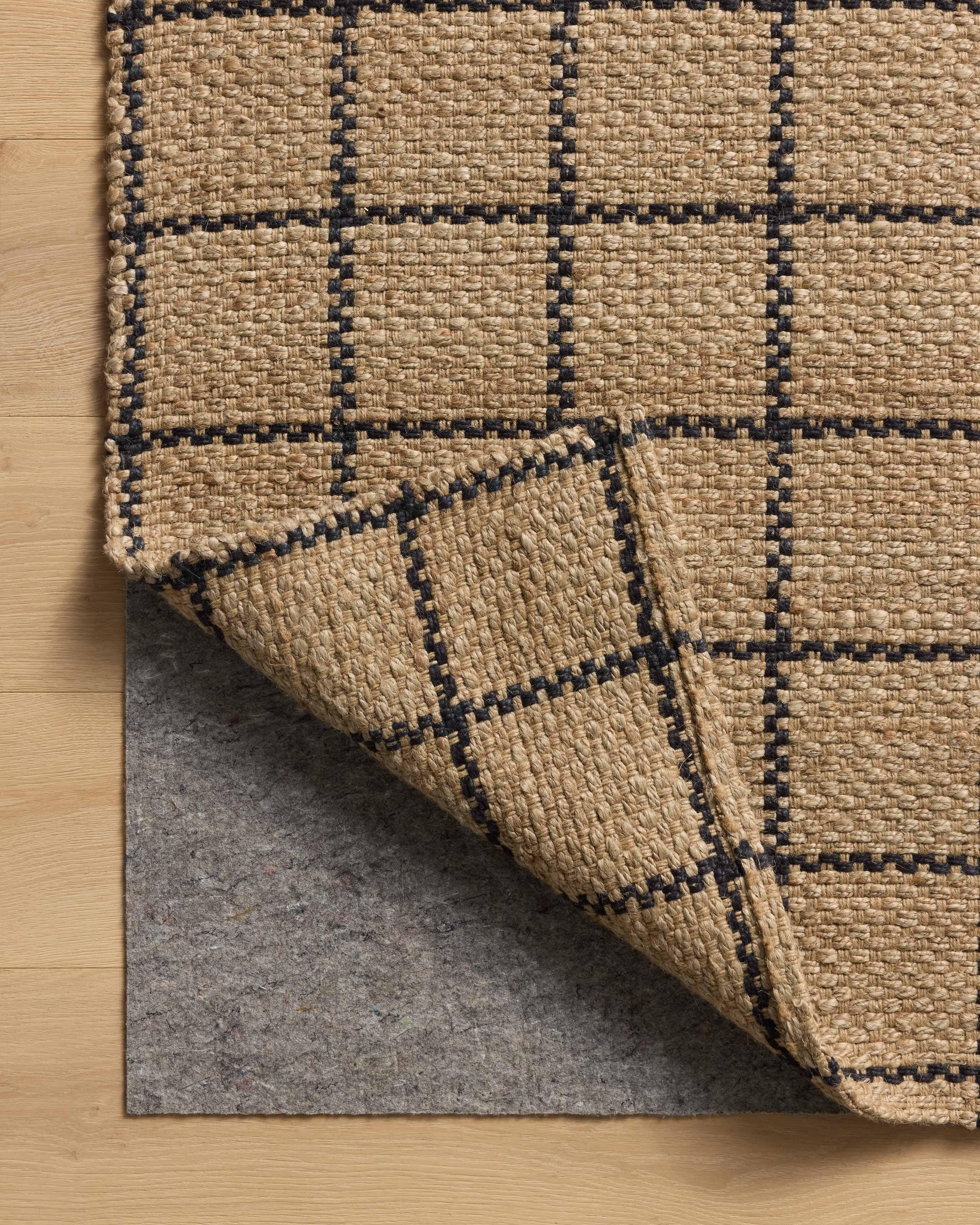 Chris Loves Julia x Loloi Fletcher 5' x 7' 6" Area Rug, Natural/Black, large