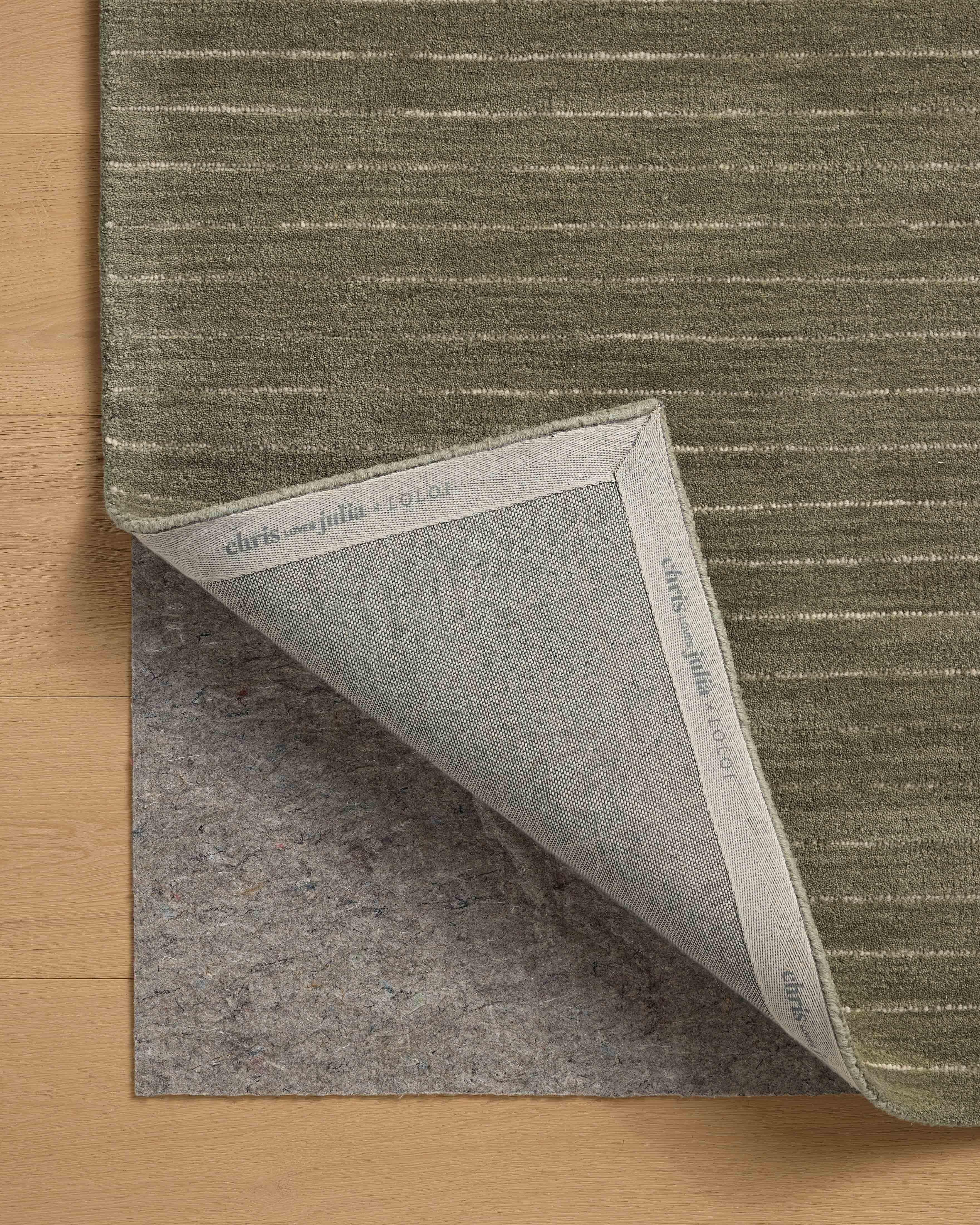 Chris Loves Julia x Loloi Henry 5' x 7' 6" Area Rug, Olive/Ivory, large