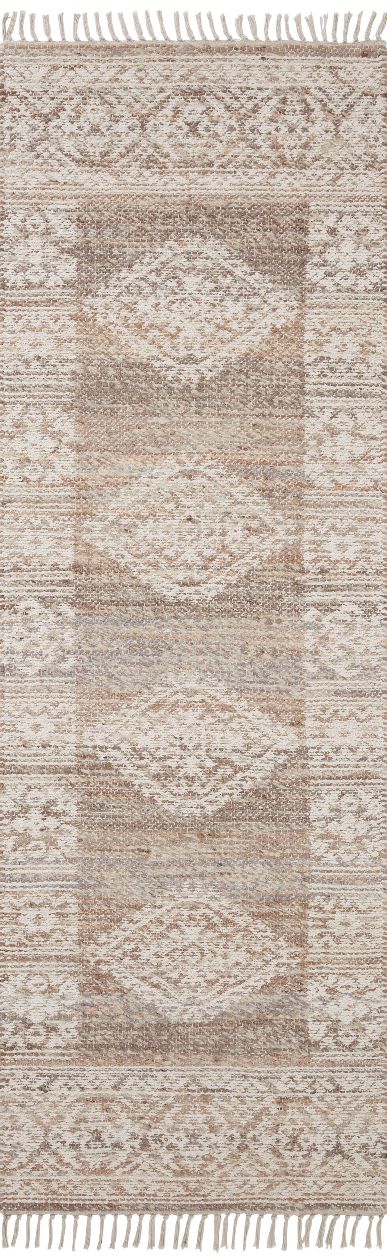 Angela Rose x Loloi Rivers 5' x 7' 6" Area Rug, Lilac/Ivory, large