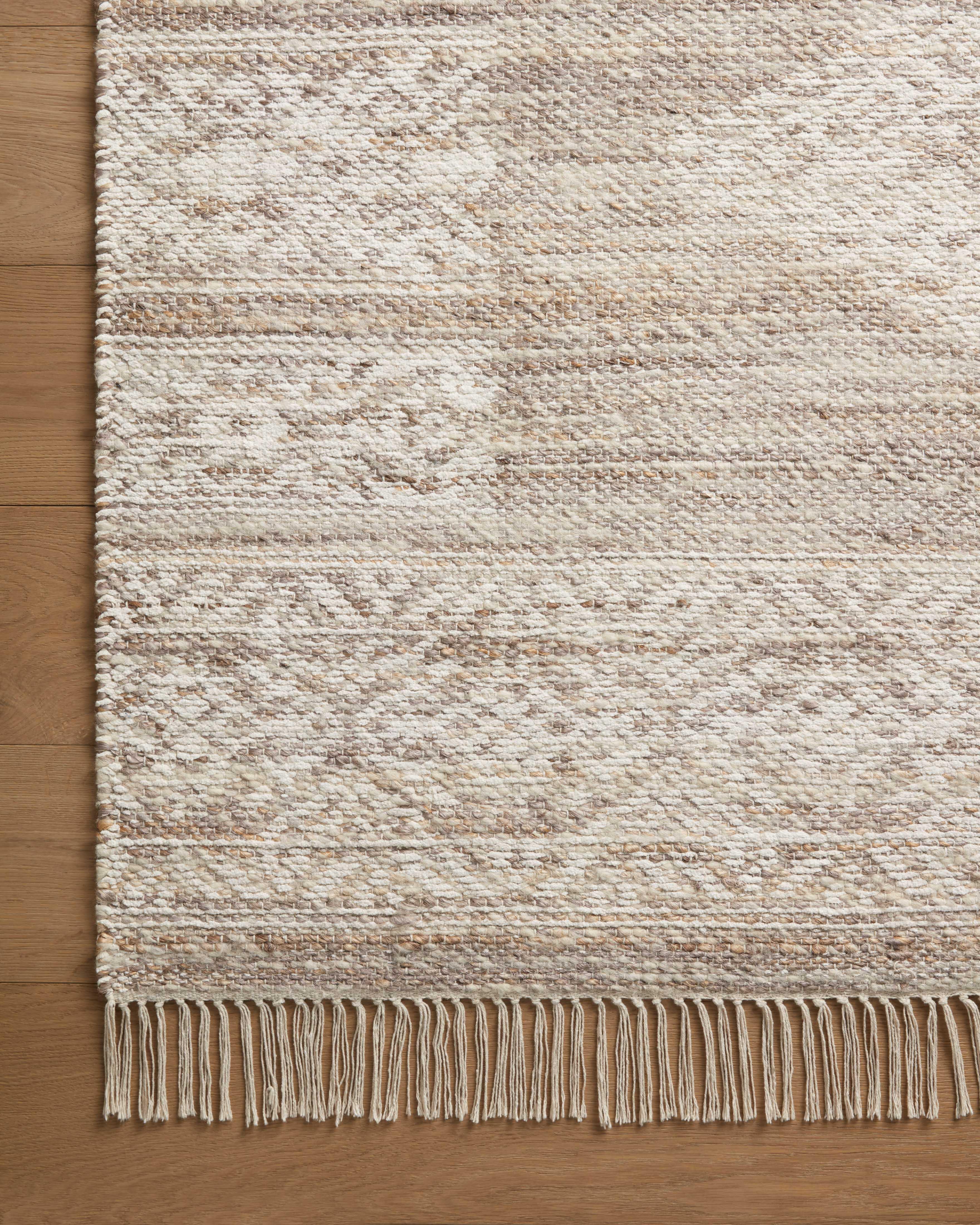 Angela Rose x Loloi Rivers 5' x 7' 6" Area Rug, Lilac/Ivory, large