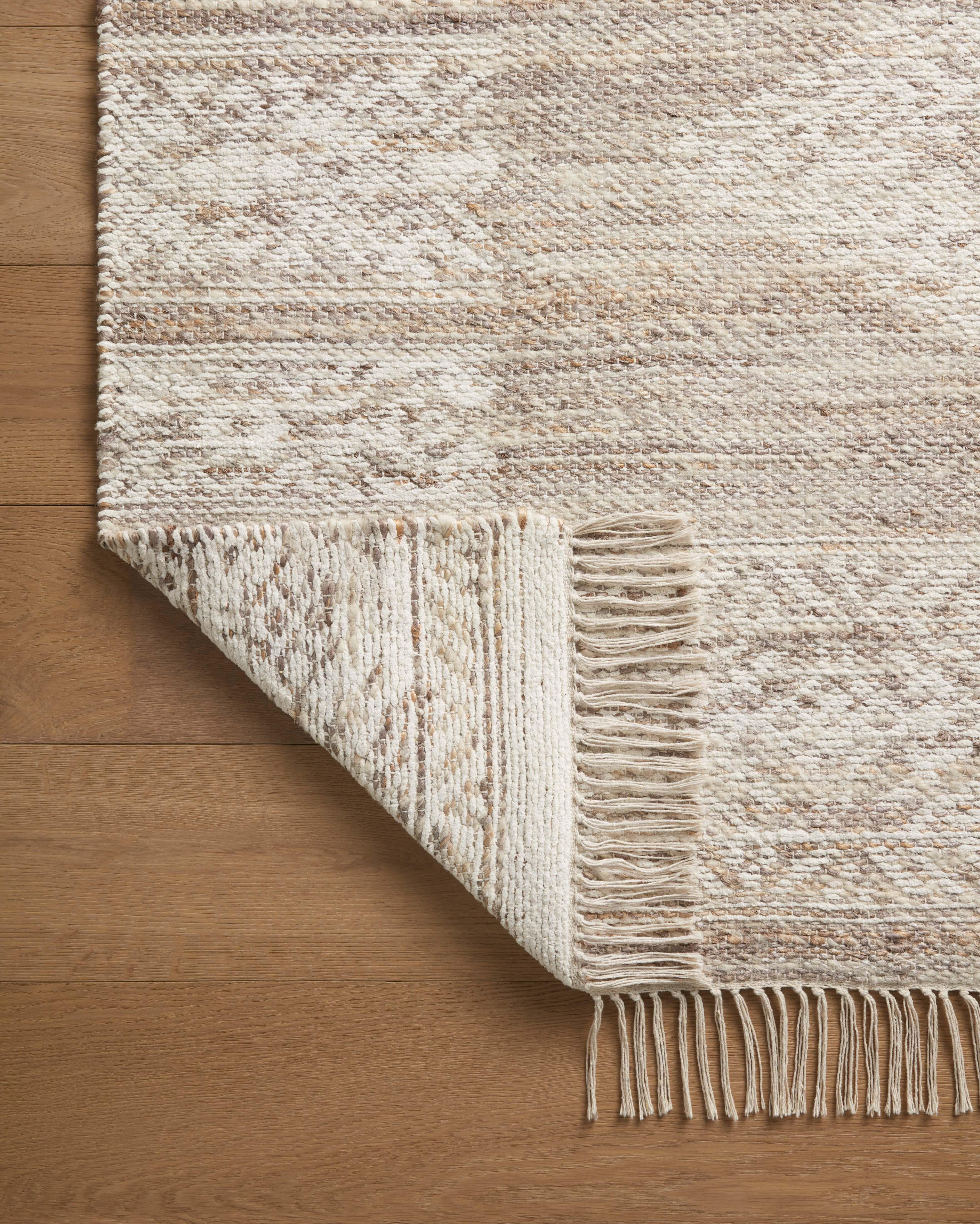Angela Rose x Loloi Rivers 5' x 7' 6" Area Rug, Lilac/Ivory, large