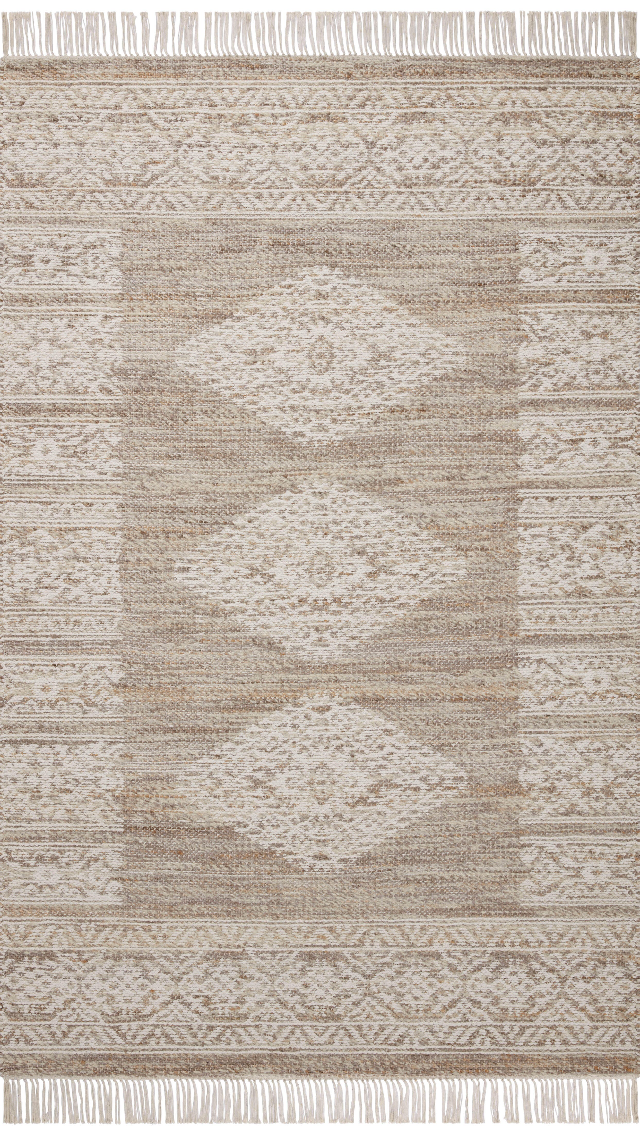 Angela Rose x Loloi Rivers 8' 6" x 11' 6" Area Rug, Lilac/Ivory, large
