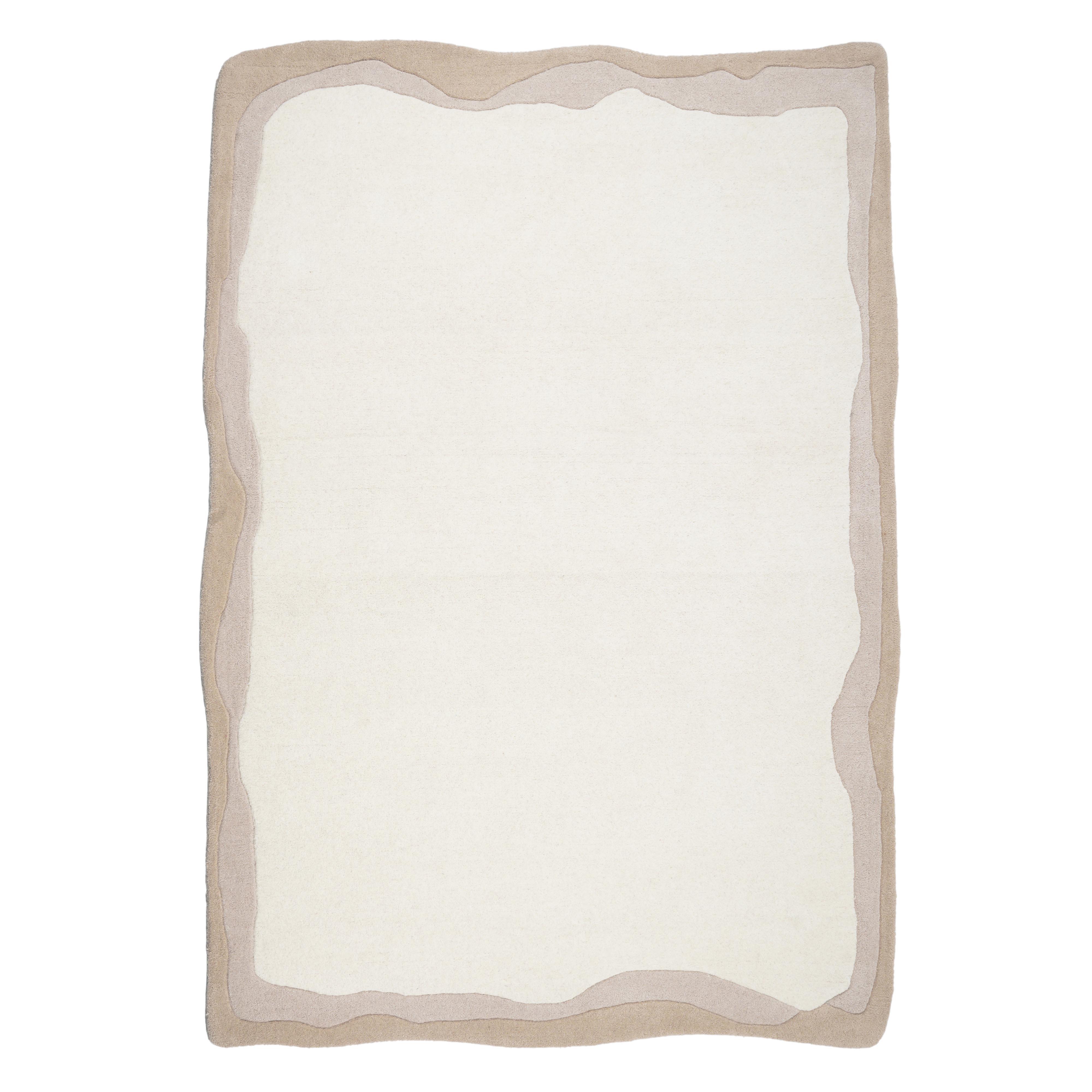 TOV Furniture Tarba 5' x 7' Bordered Area Rug, Tan, large