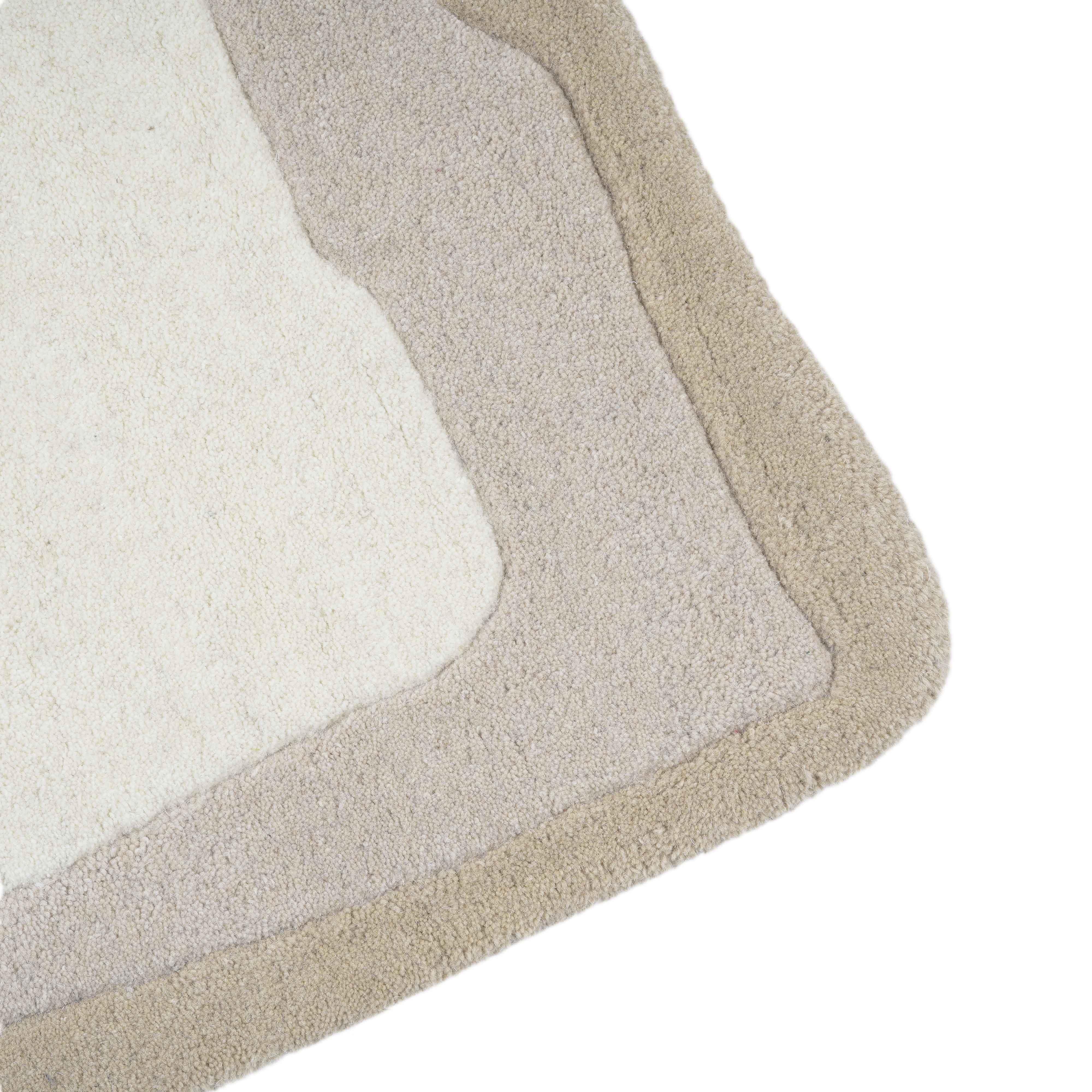 TOV Furniture Tarba 5' x 7' Bordered Area Rug, Tan, large