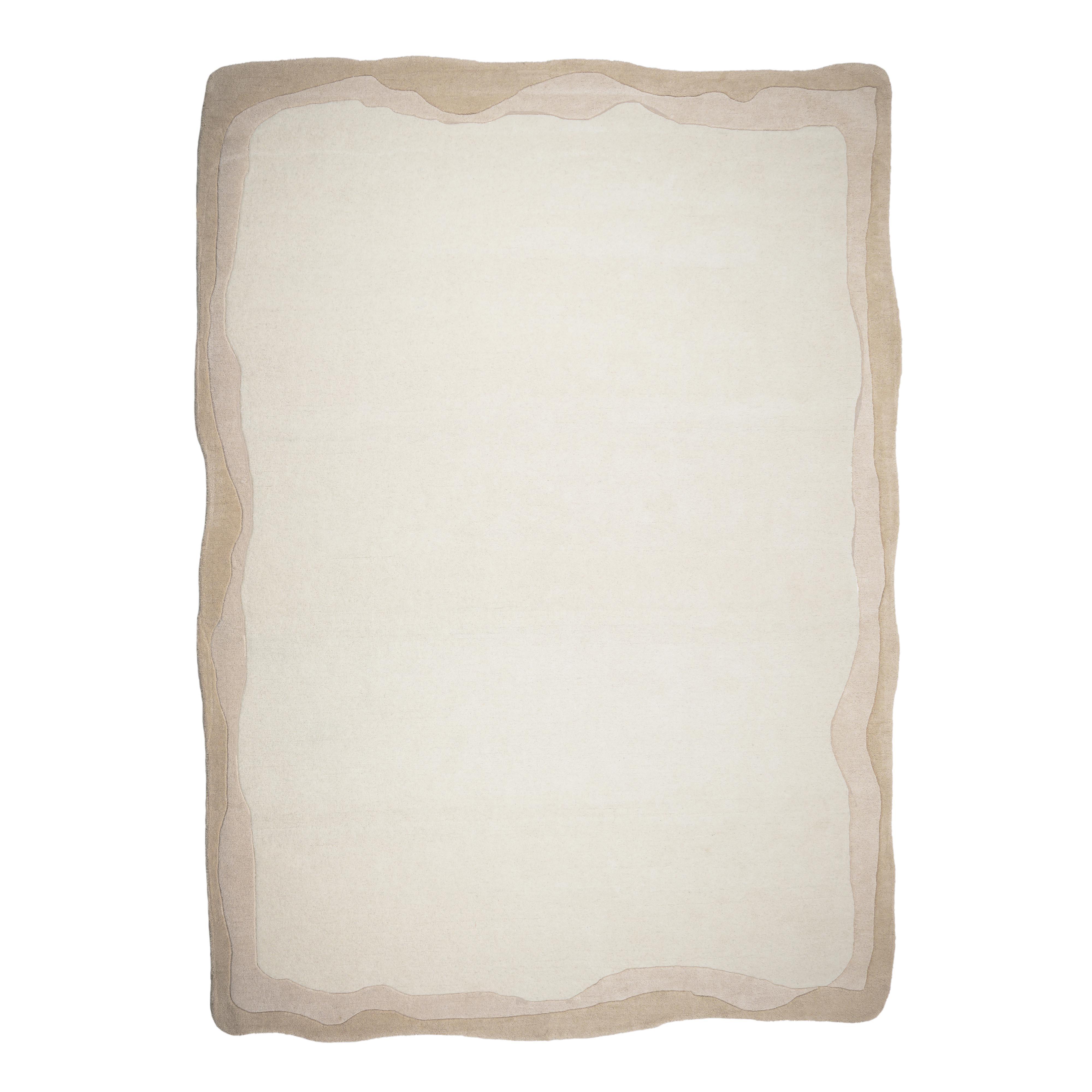 TOV Furniture Tarba 8' x 10' Bordered Area Rug, Tan, large