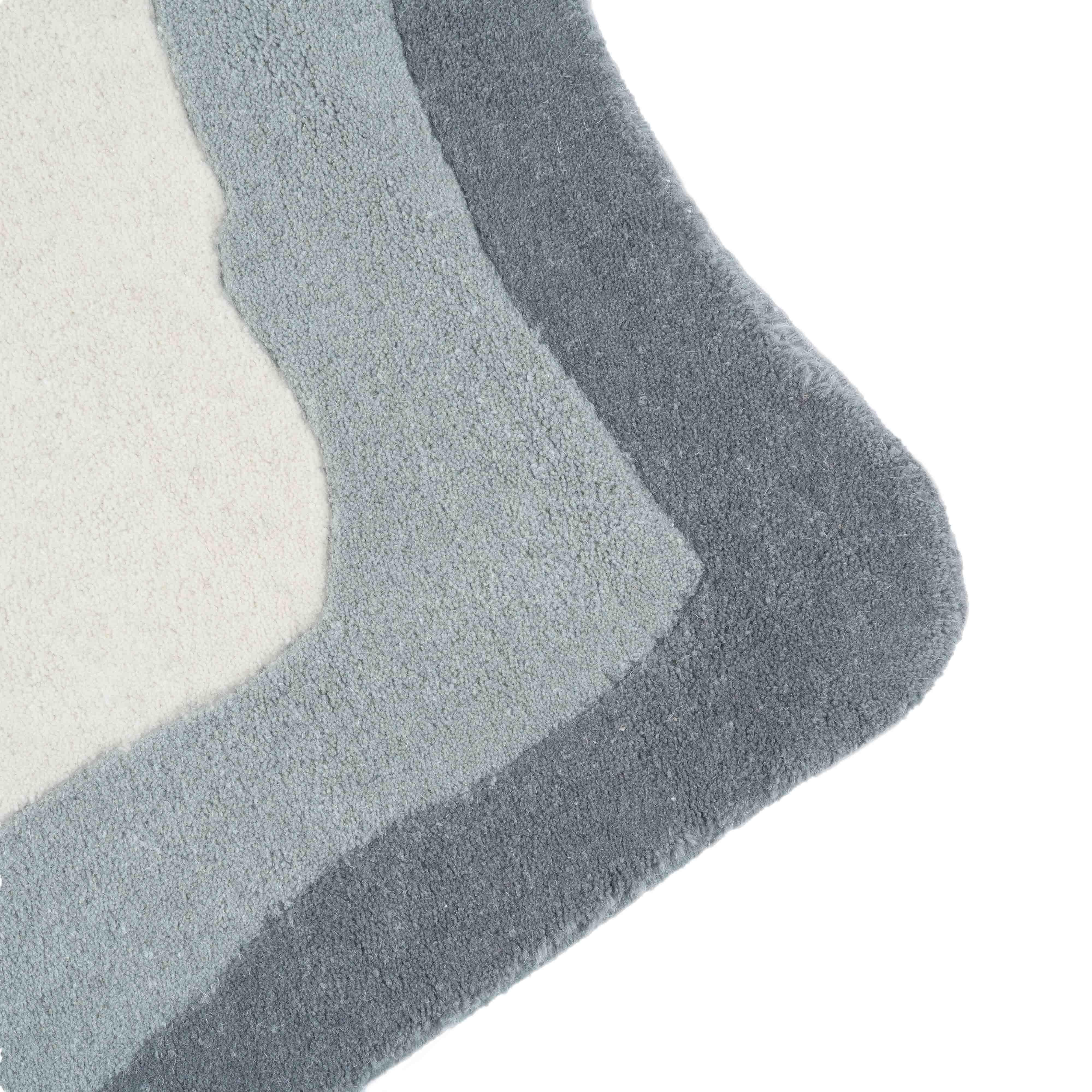 TOV Furniture Tarba 8' x 10' Bordered Area Rug, Gray, large