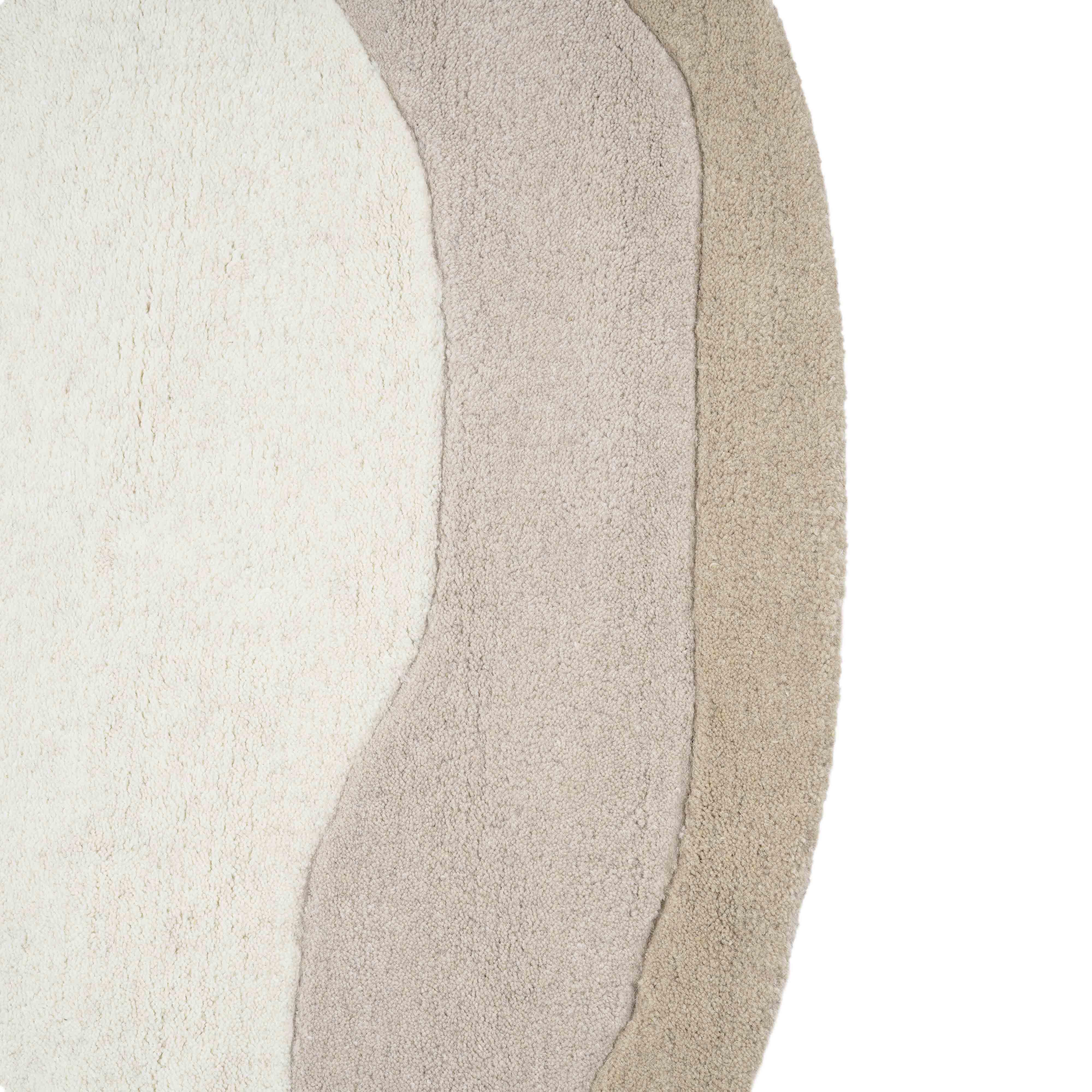 TOV Furniture Tarba 8' x 10' Solid Area Rug, Tan, large