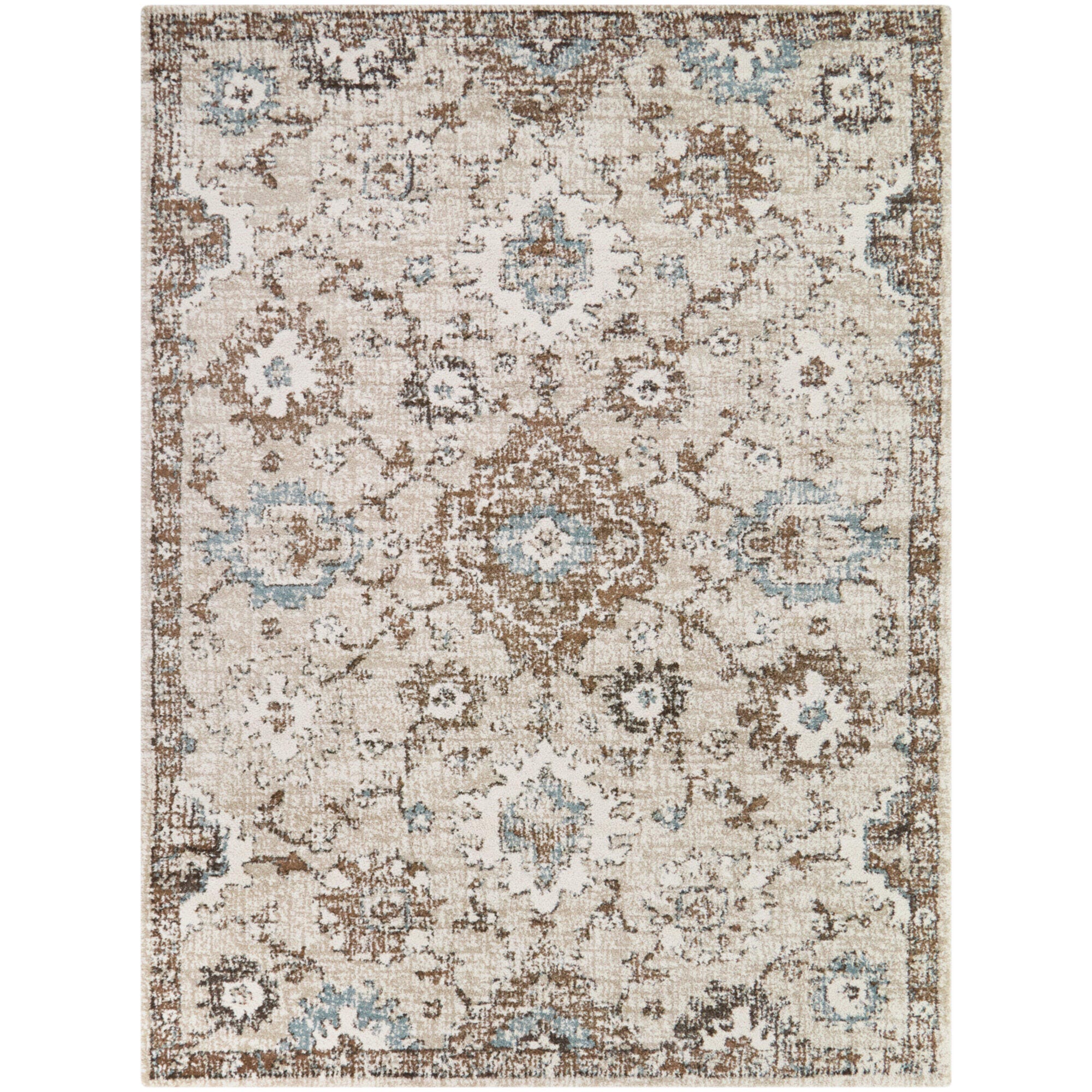 Balta Rugs Annan 7' 10" x 10' Area Rug, Copper/Cream, large