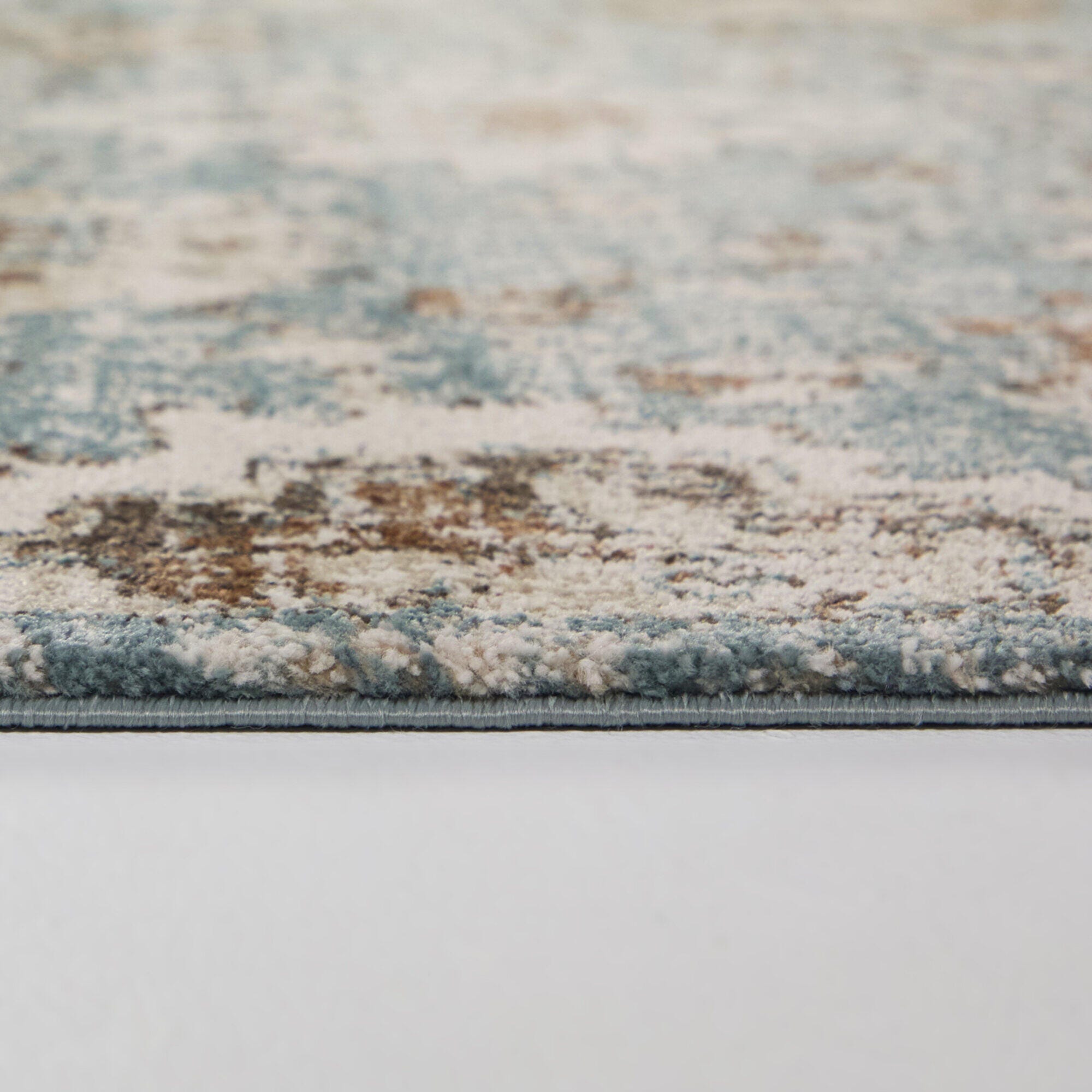 Balta Rugs Annan 7' 10" x 10' Floral Area Rug, Copper/Blue, large