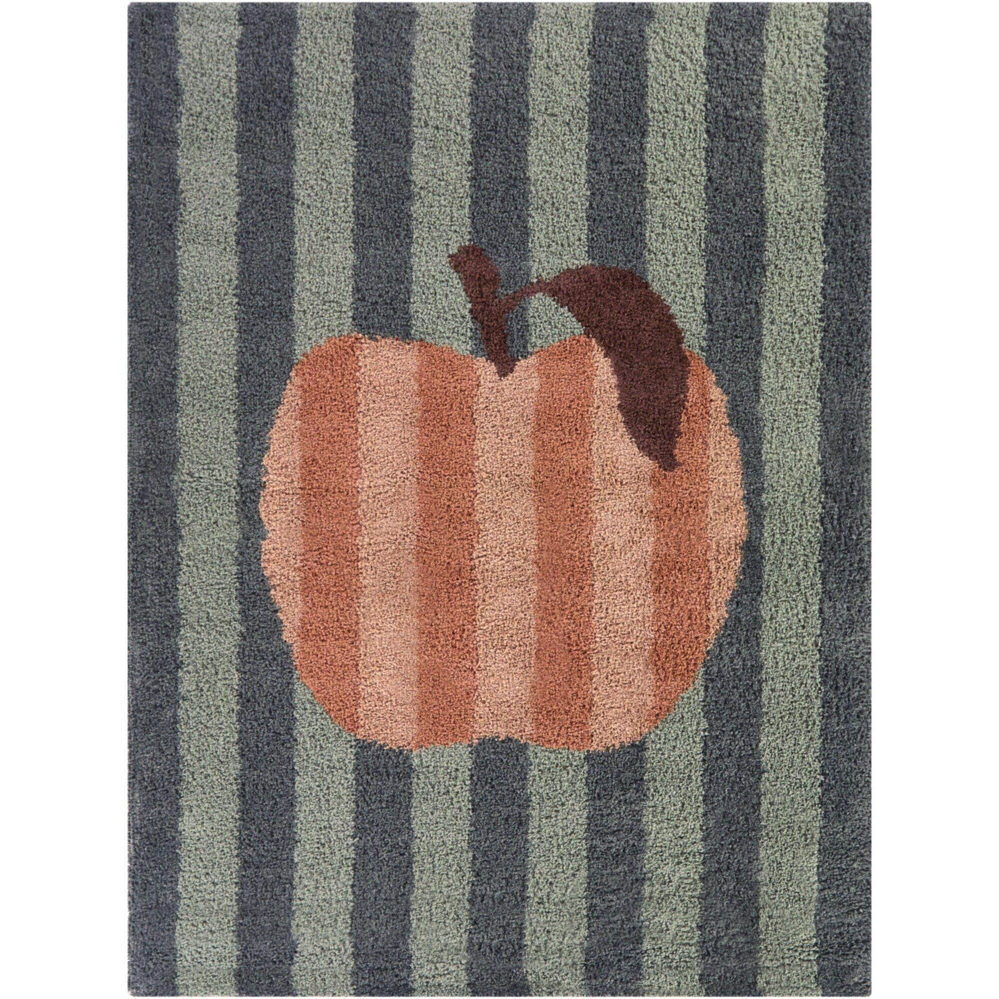 Balta Rugs Apple Stripe 3' 11" x 5' 7" Area Rug, Blue, large