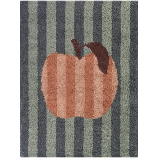 Balta Rugs Apple Stripe 3' 11" x 5' 7" Area Rug, Blue, large