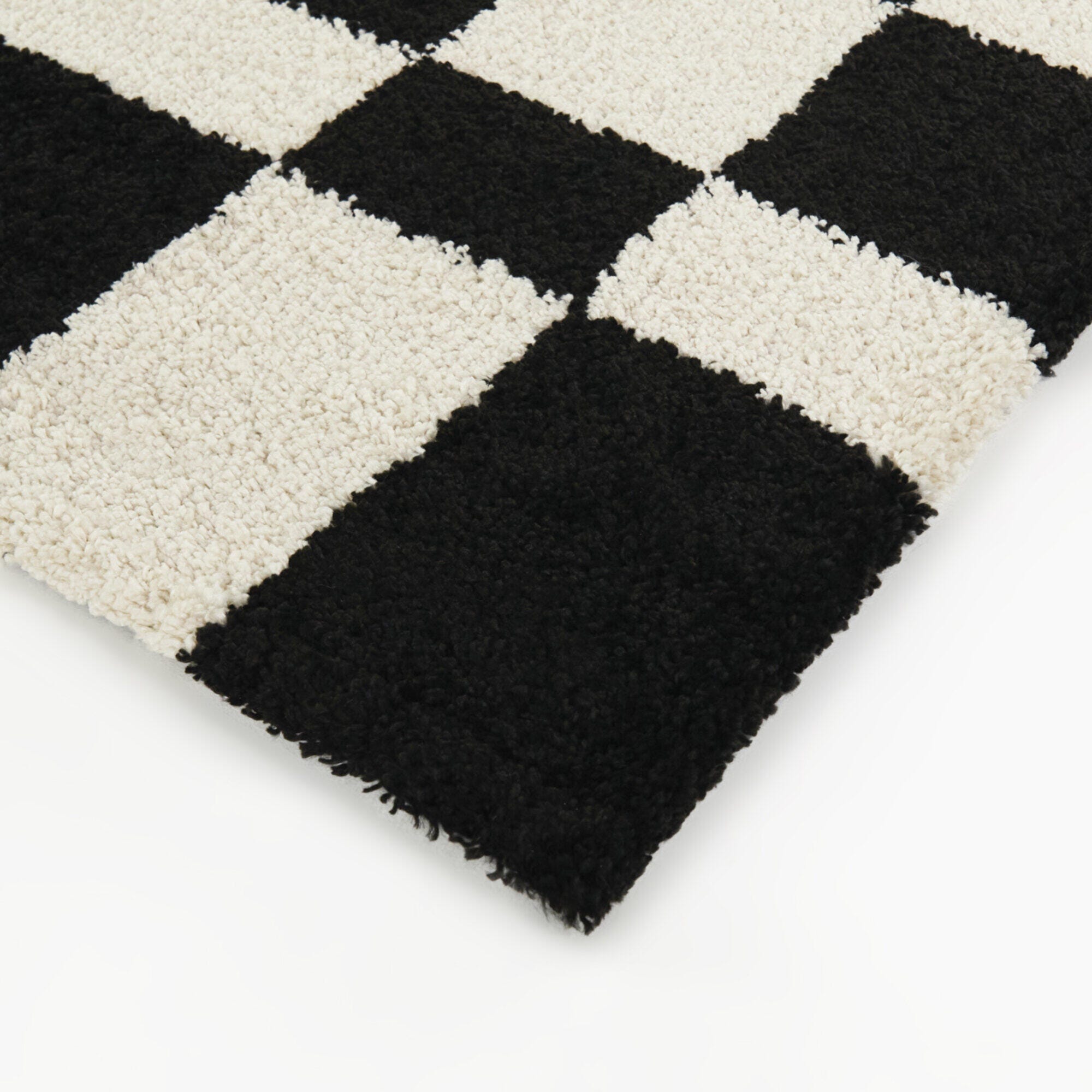 Balta Rugs Checkered 5' 3" x 7' Area Rug, Black, large
