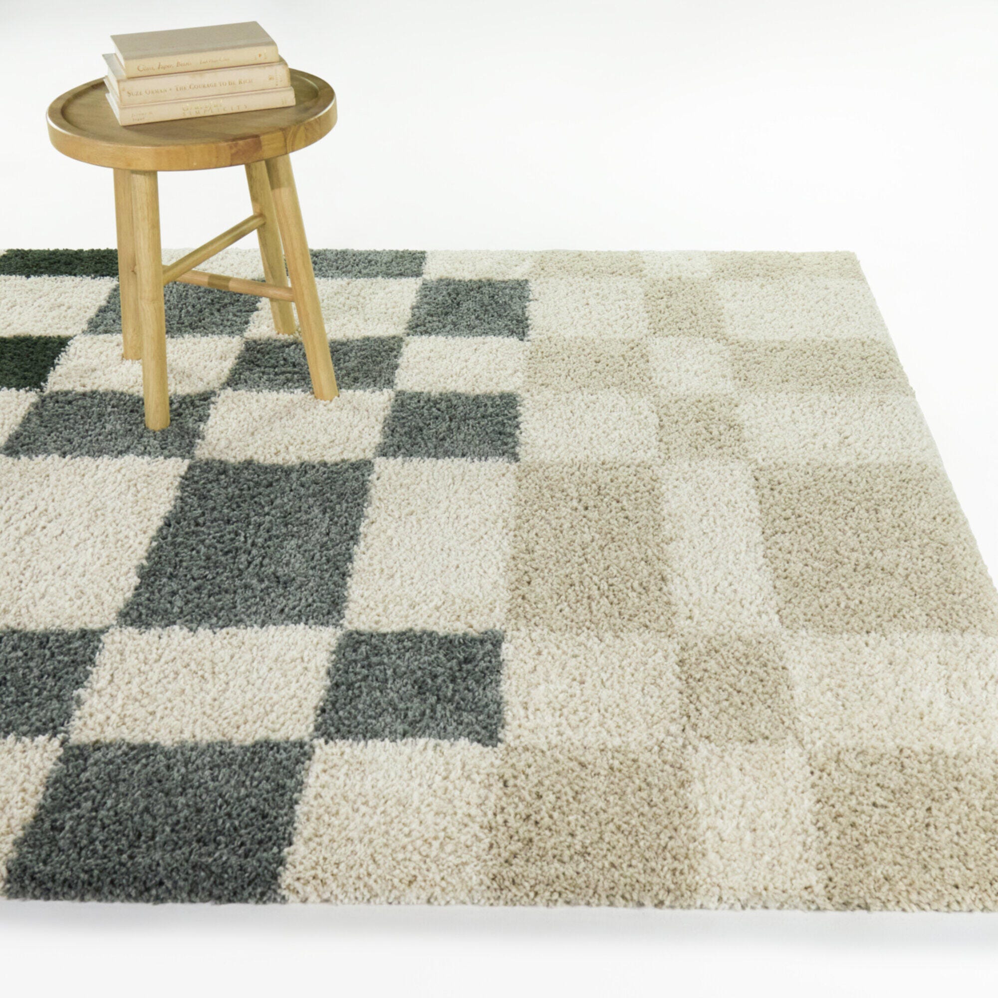 Balta Rugs Checkered 7' 10" x 10' Area Rug, Green, rollover