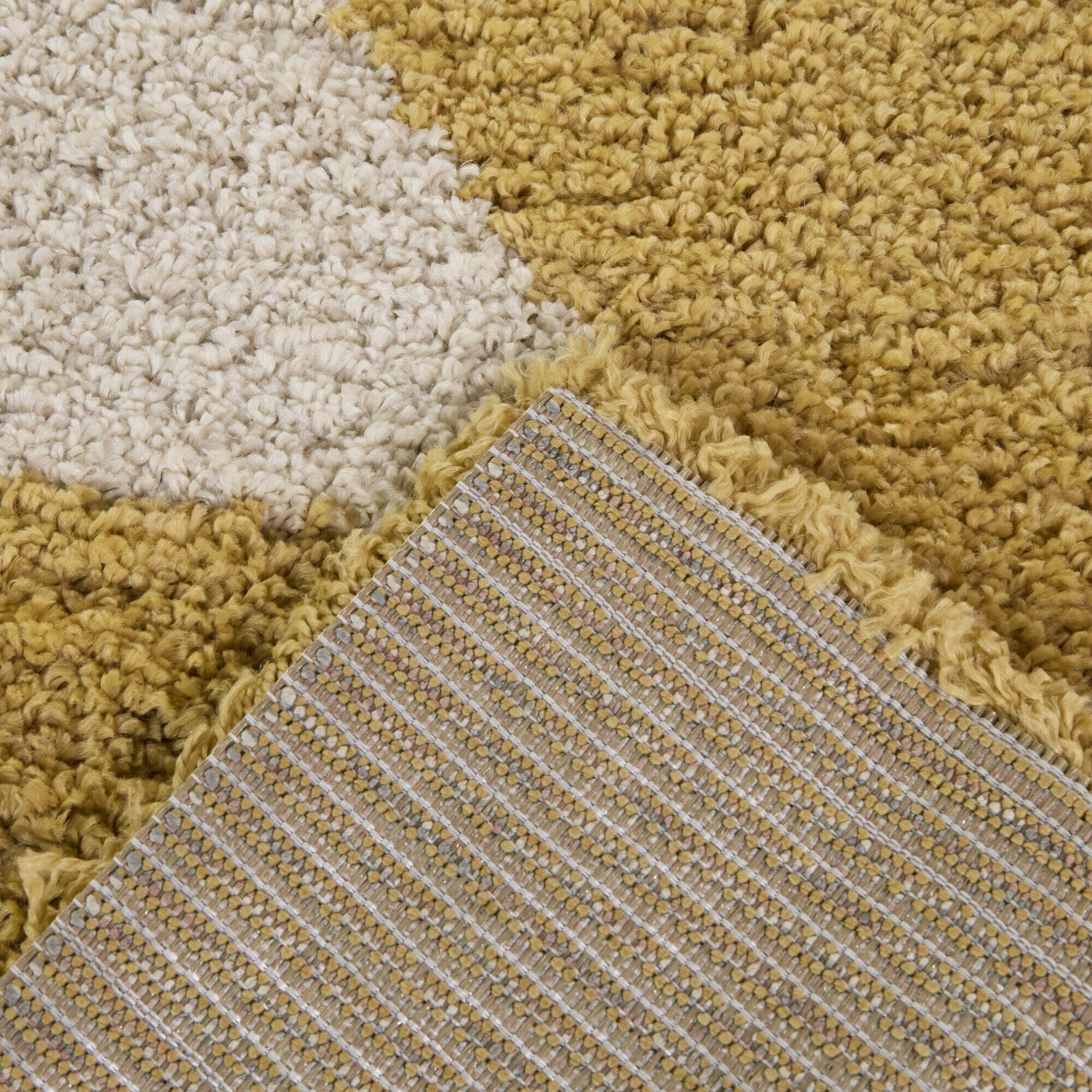 Balta Rugs Faraday 5' 3" x 7' Area Rug, Yellow, large