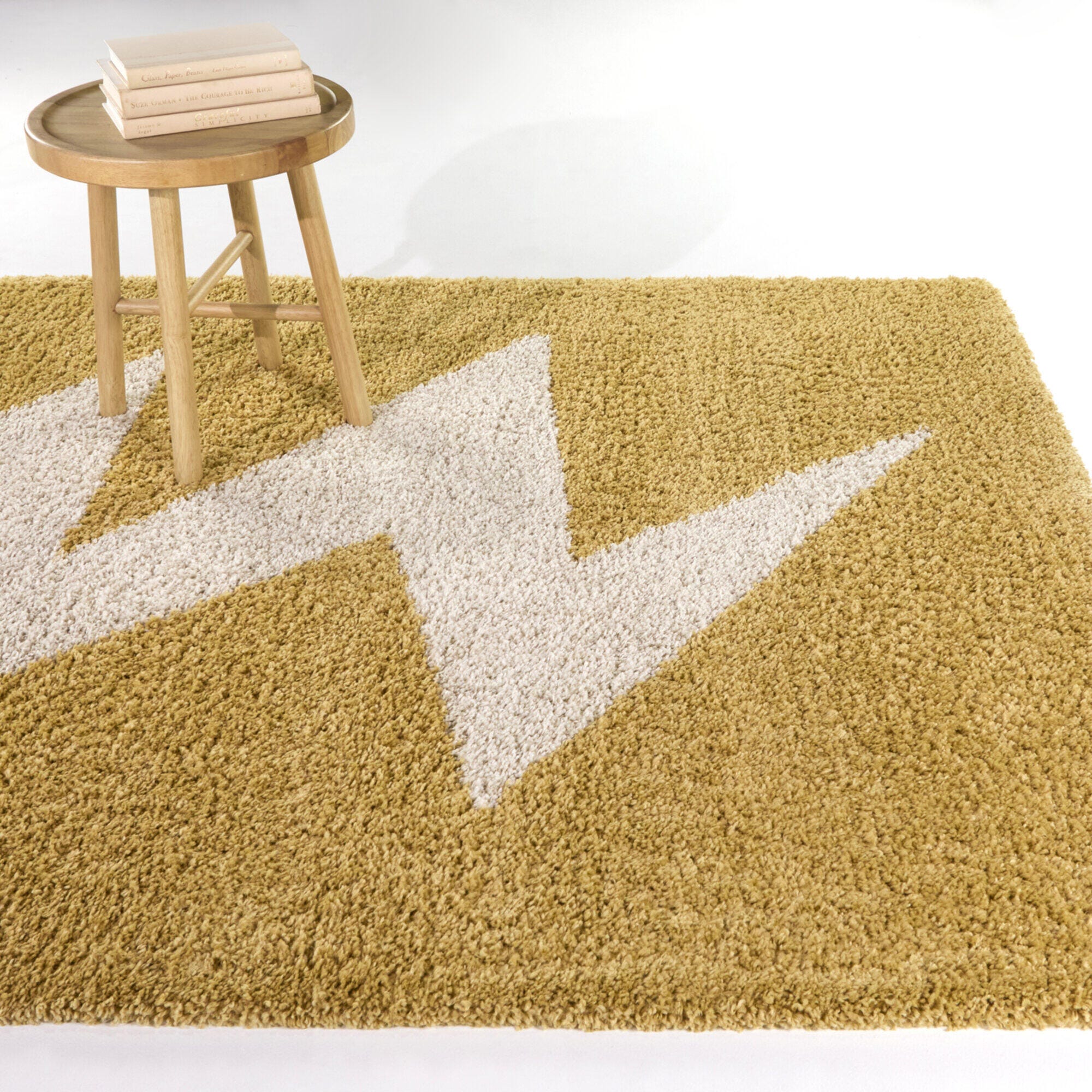 Balta Rugs Faraday 4' 4" x 6' Area Rug, Yellow, rollover
