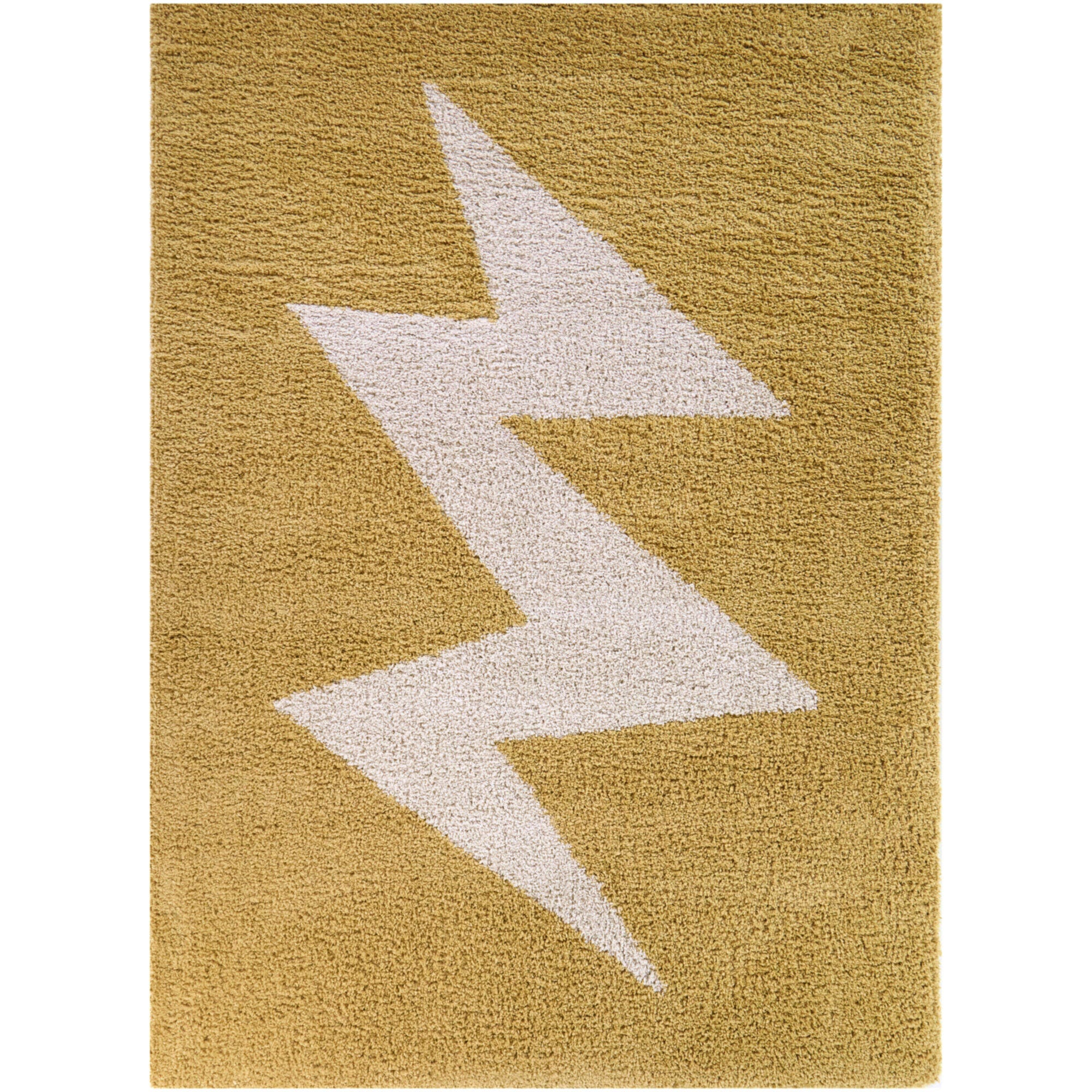 Balta Rugs Faraday 4' 4" x 6' Area Rug, Yellow, large