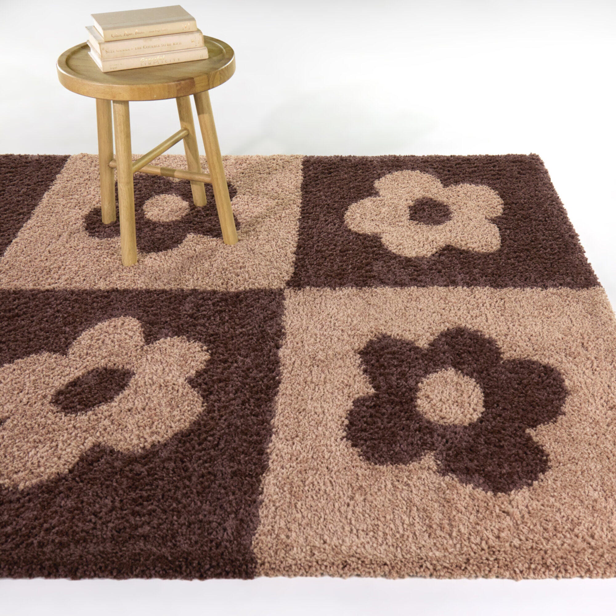 Balta Rugs Floral 5' 3" x 7' Area Rug, Maroon, rollover