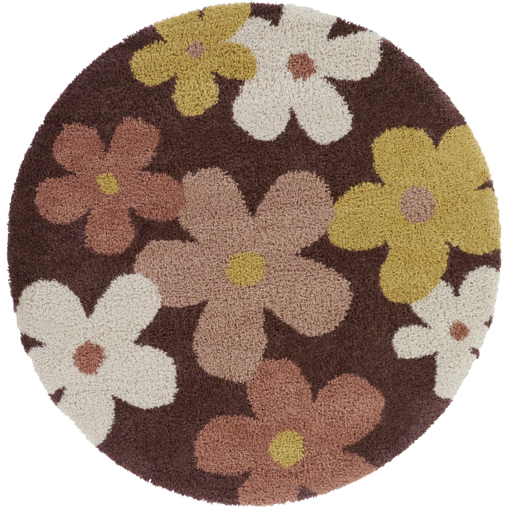 Balta Rugs 5' 3" x 5' 3" Area Rug, Brown, large