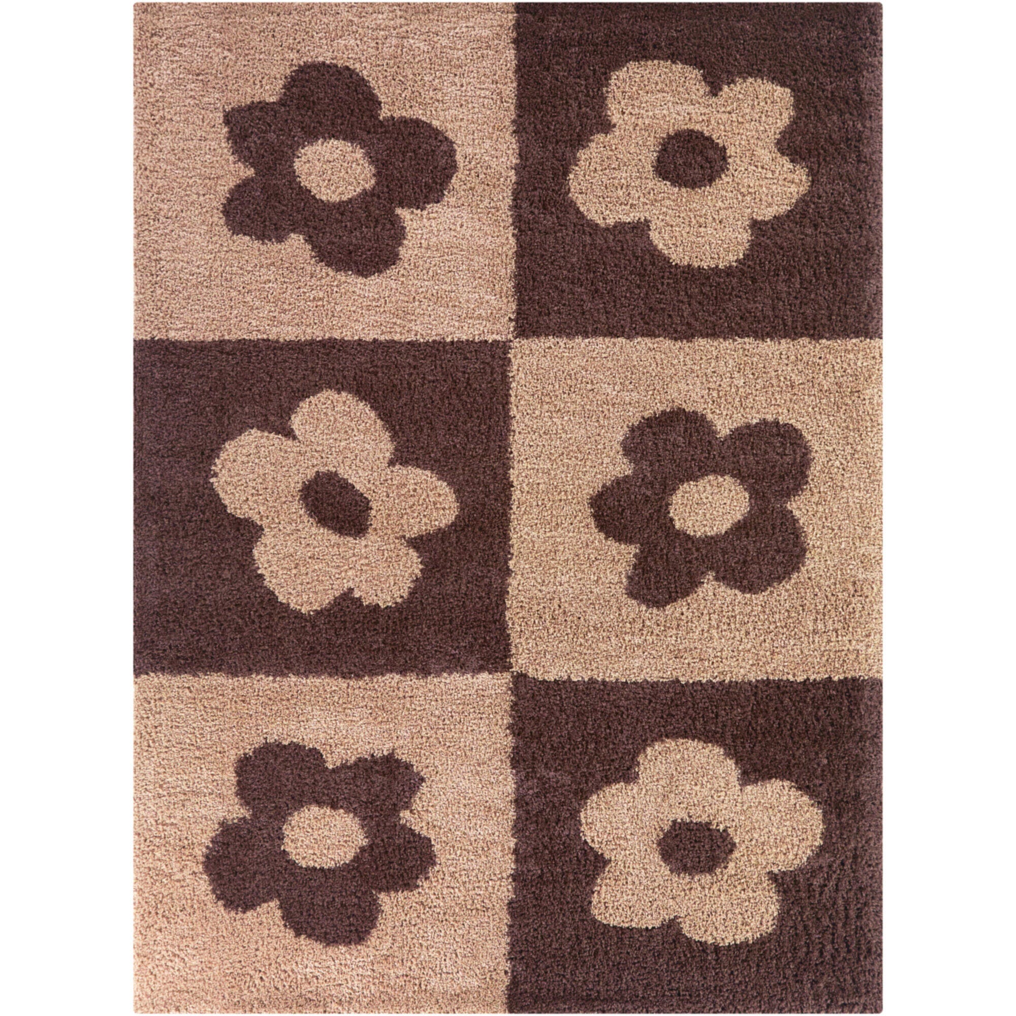 Balta Rugs Floral 3' 11" x 5' 7" Area Rug, Maroon, large