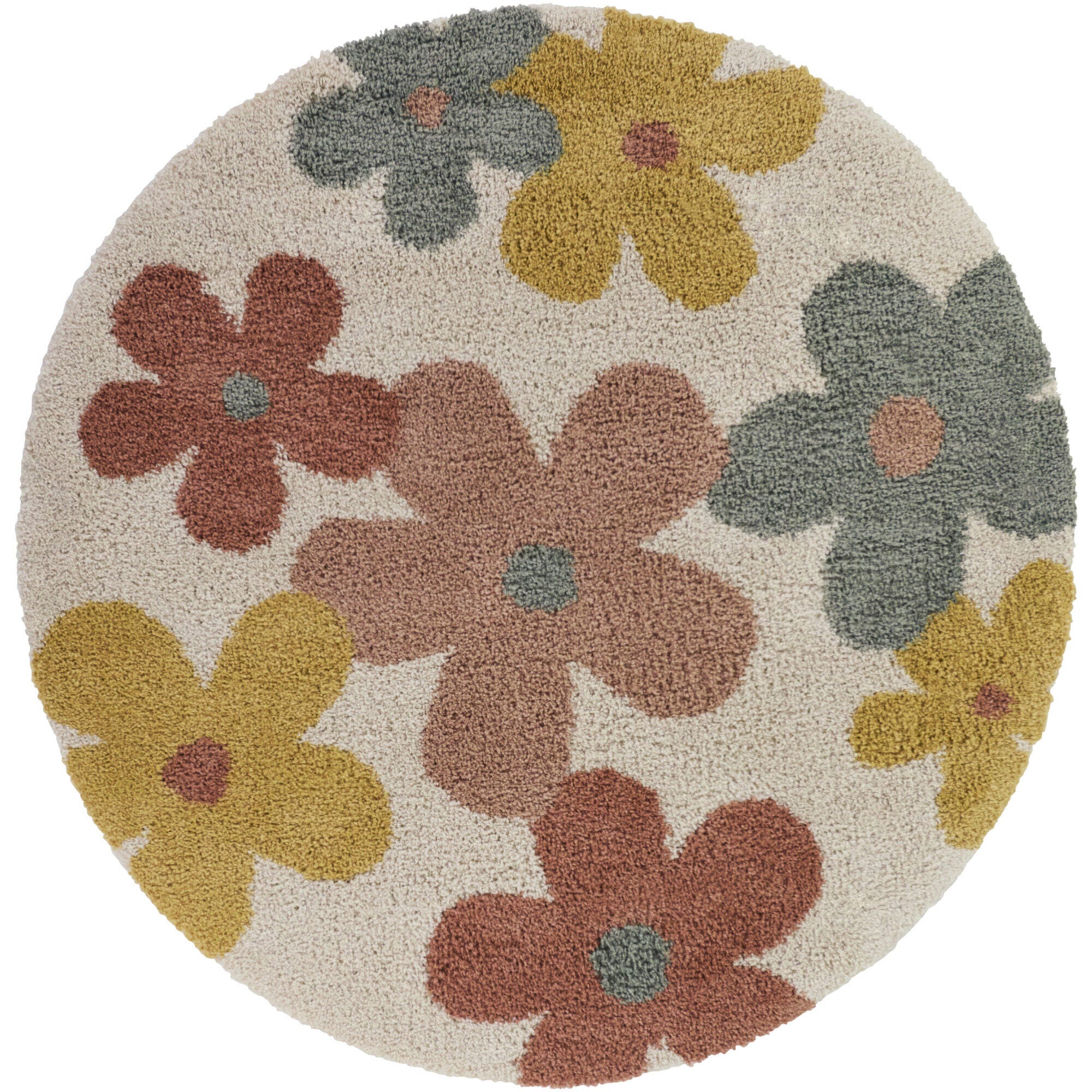 Balta Rugs 5' 3" x 5' 3" Area Rug, Beige, large