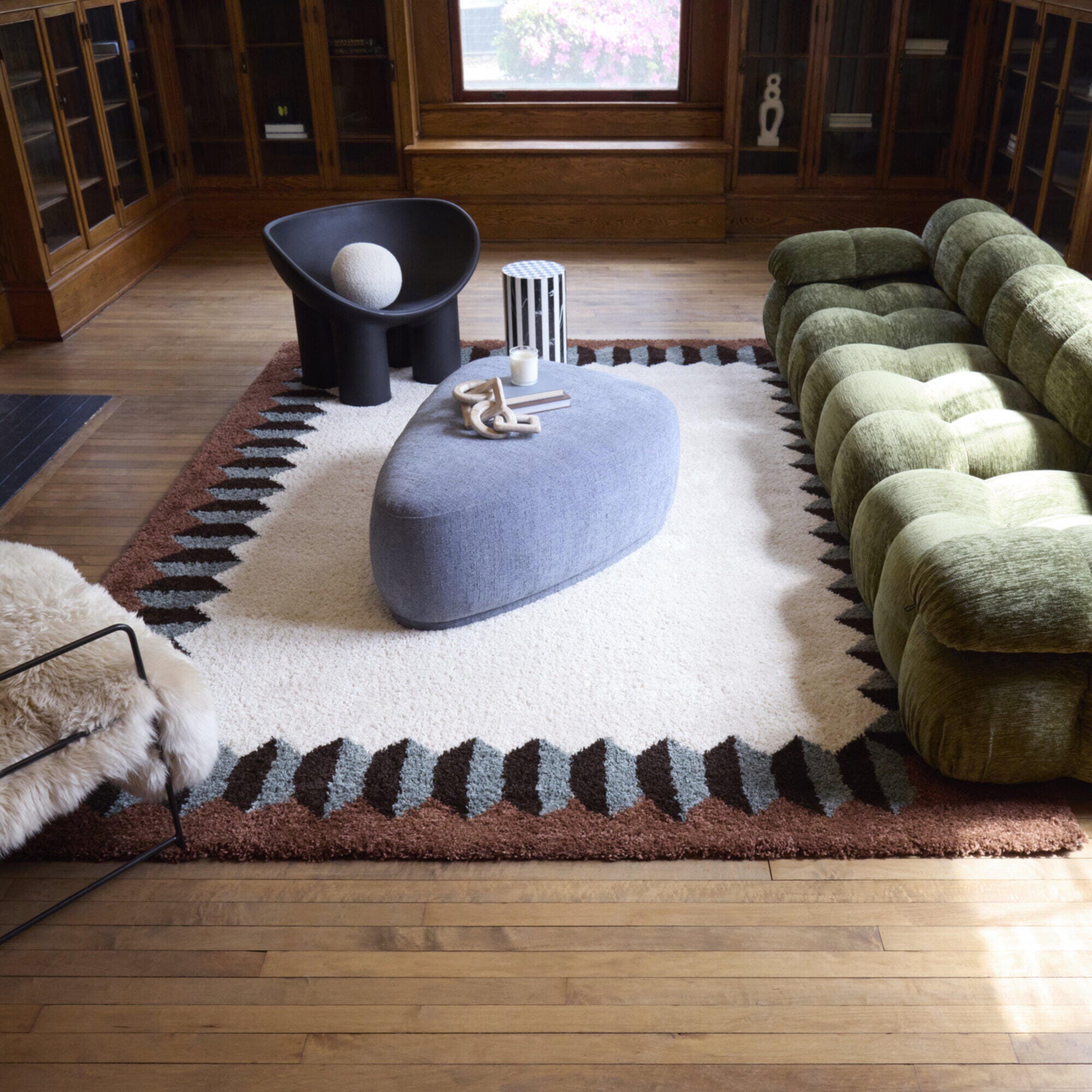 Balta Rugs Hadrian 5' 3" x 7' Area Rug, Cream, rollover