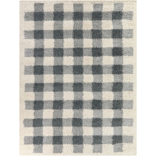 Balta Rugs Plaid 3' 11" x 5' 7" Area Rug, Blue, large